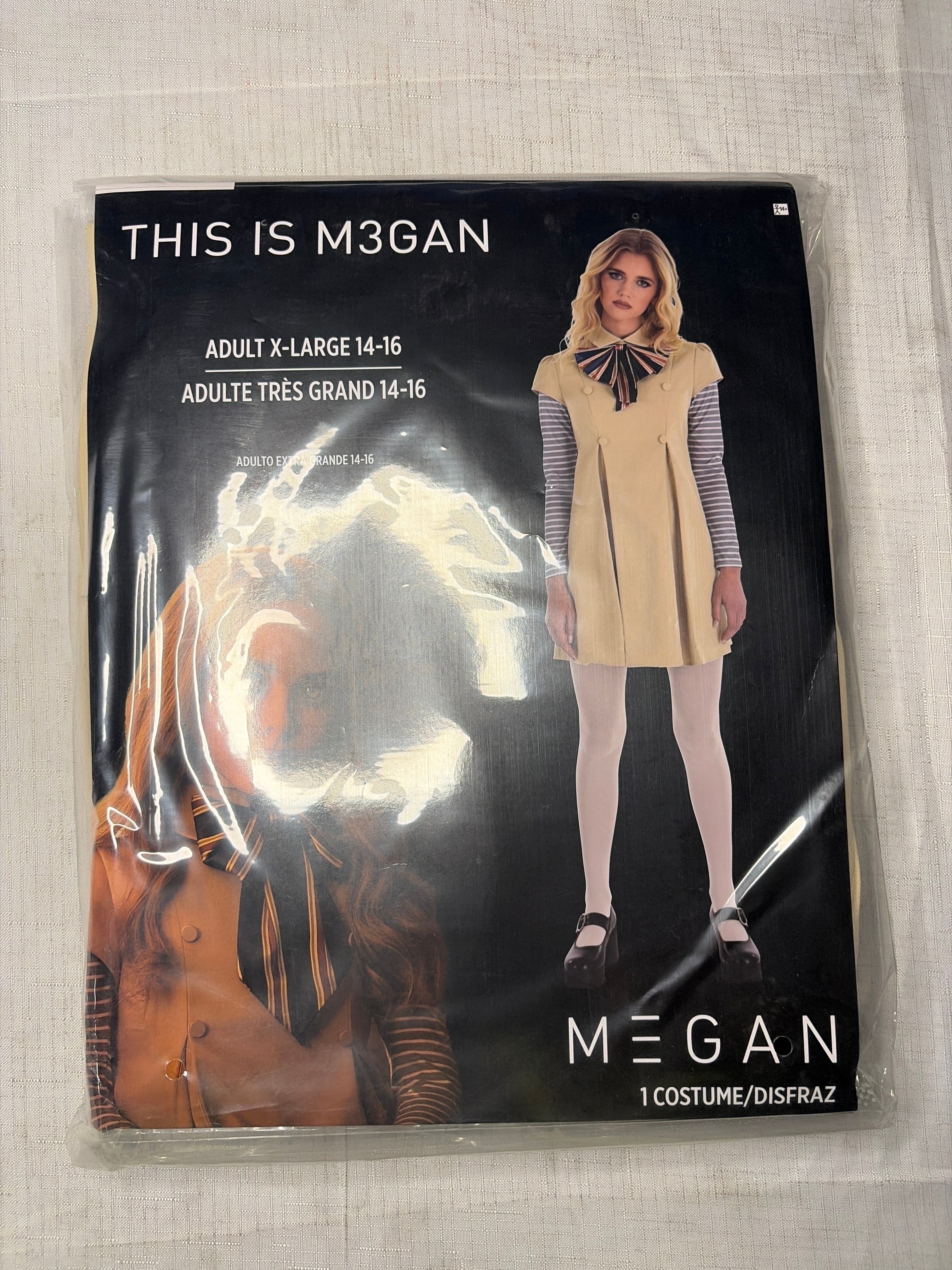 Women's M3GAN Universal Horror Halloween Costume XL