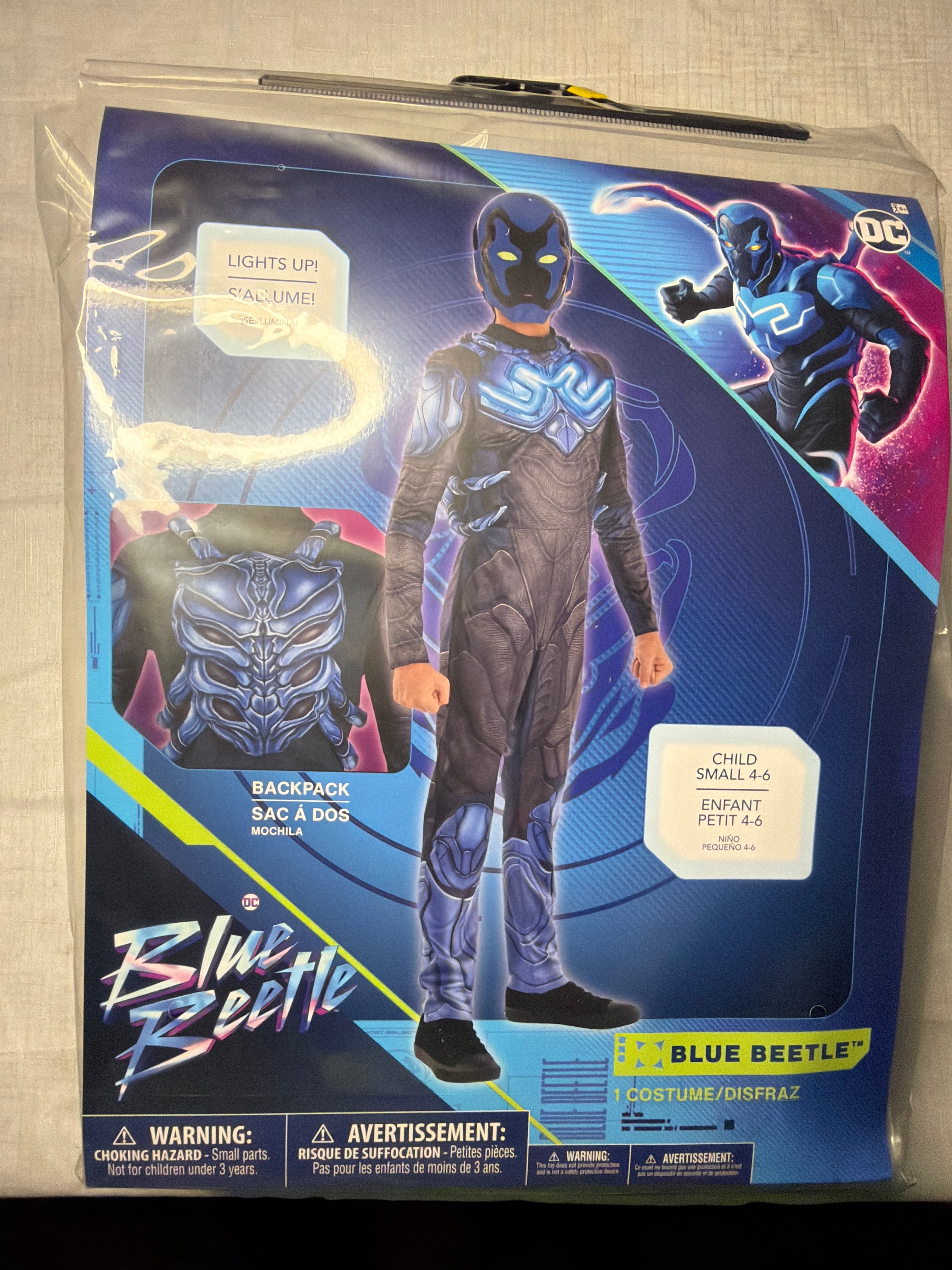 Kids Blue Beetle Halloween Costume