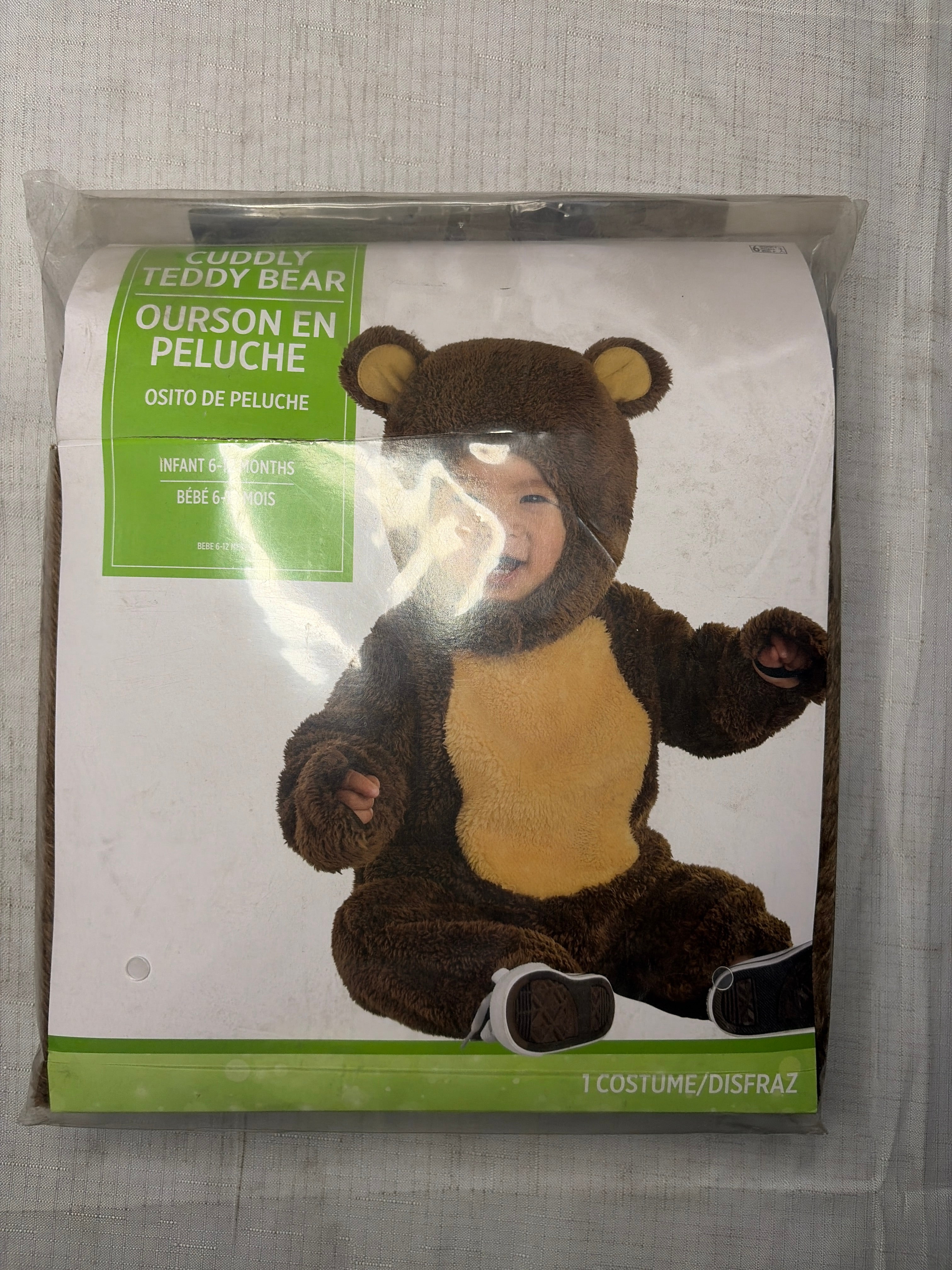 Cuddly Teddy Bear Halloween Costume for Infants (6-12 Months)