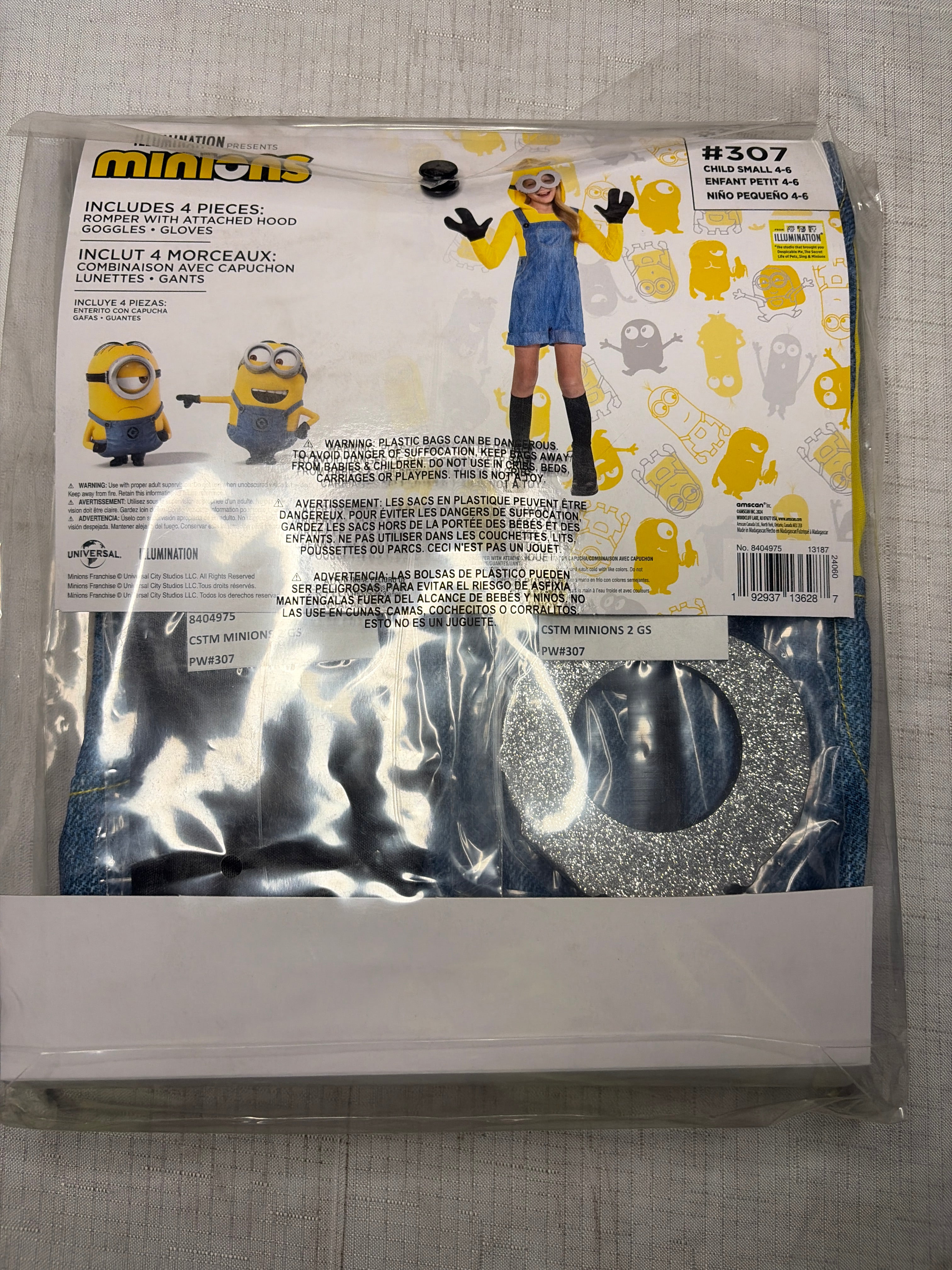 Minions 2 Movie Halloween Costume for Girls
