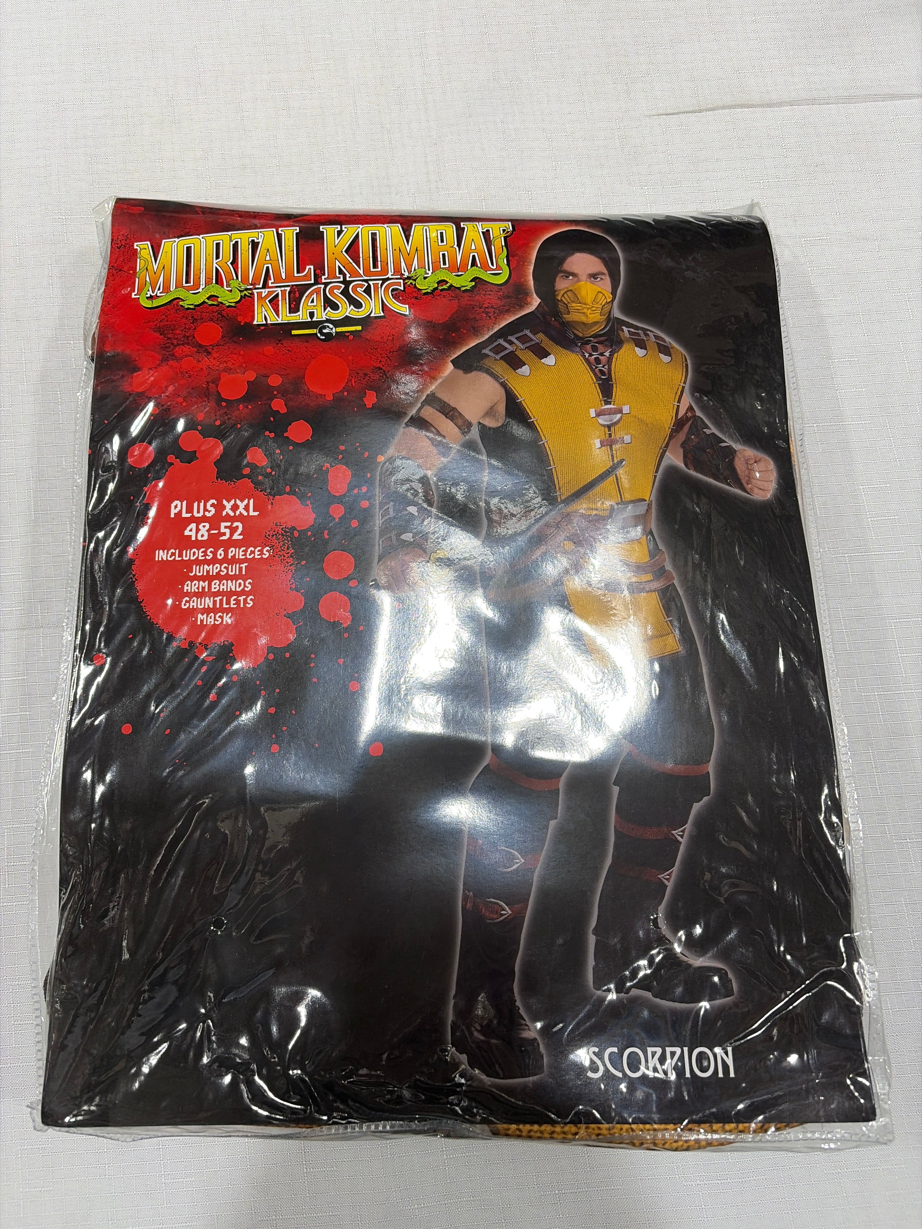 Mortal Kombat Scorpion Adult Costume