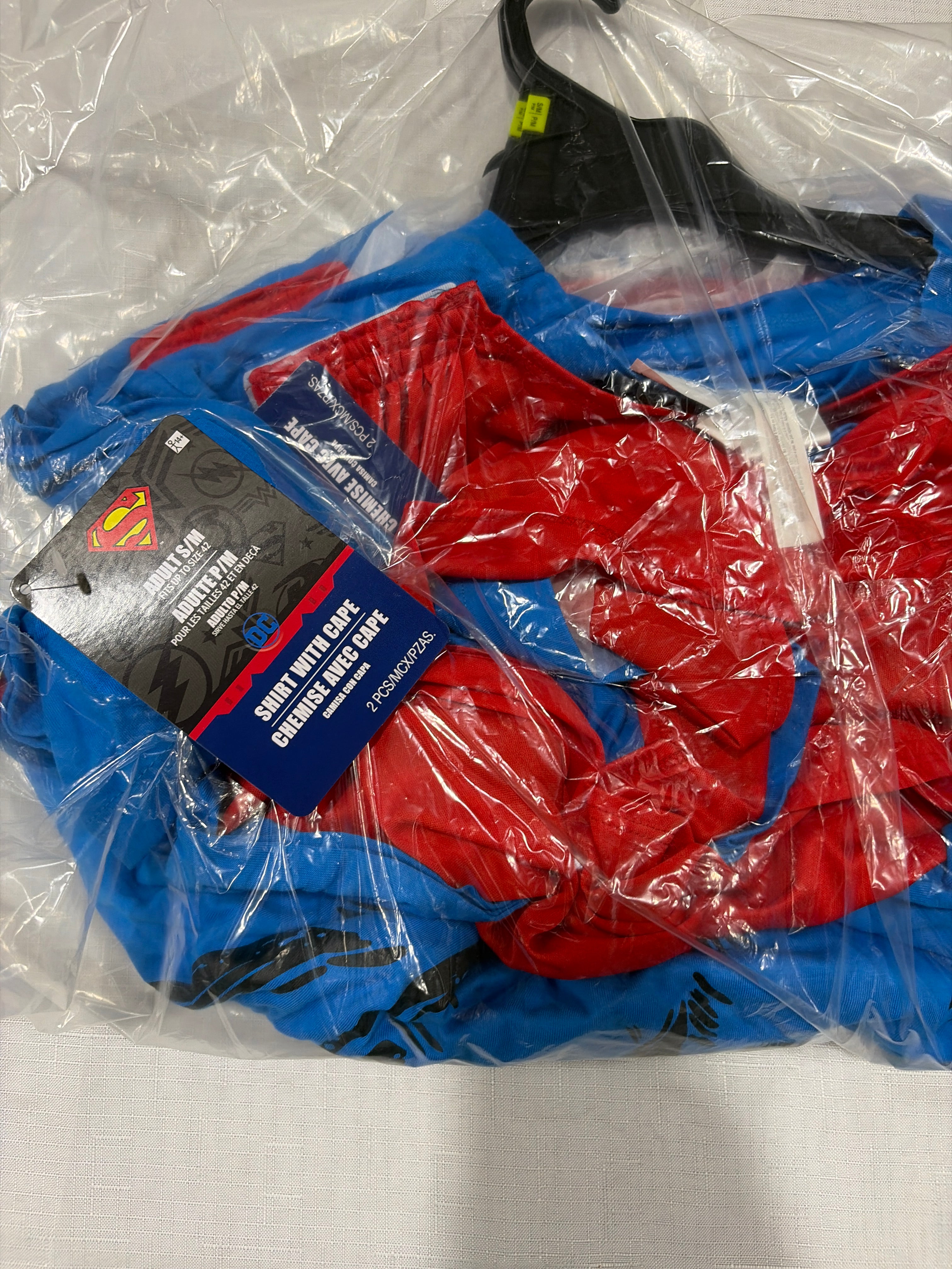 Superman Costume T-Shirt with Cape