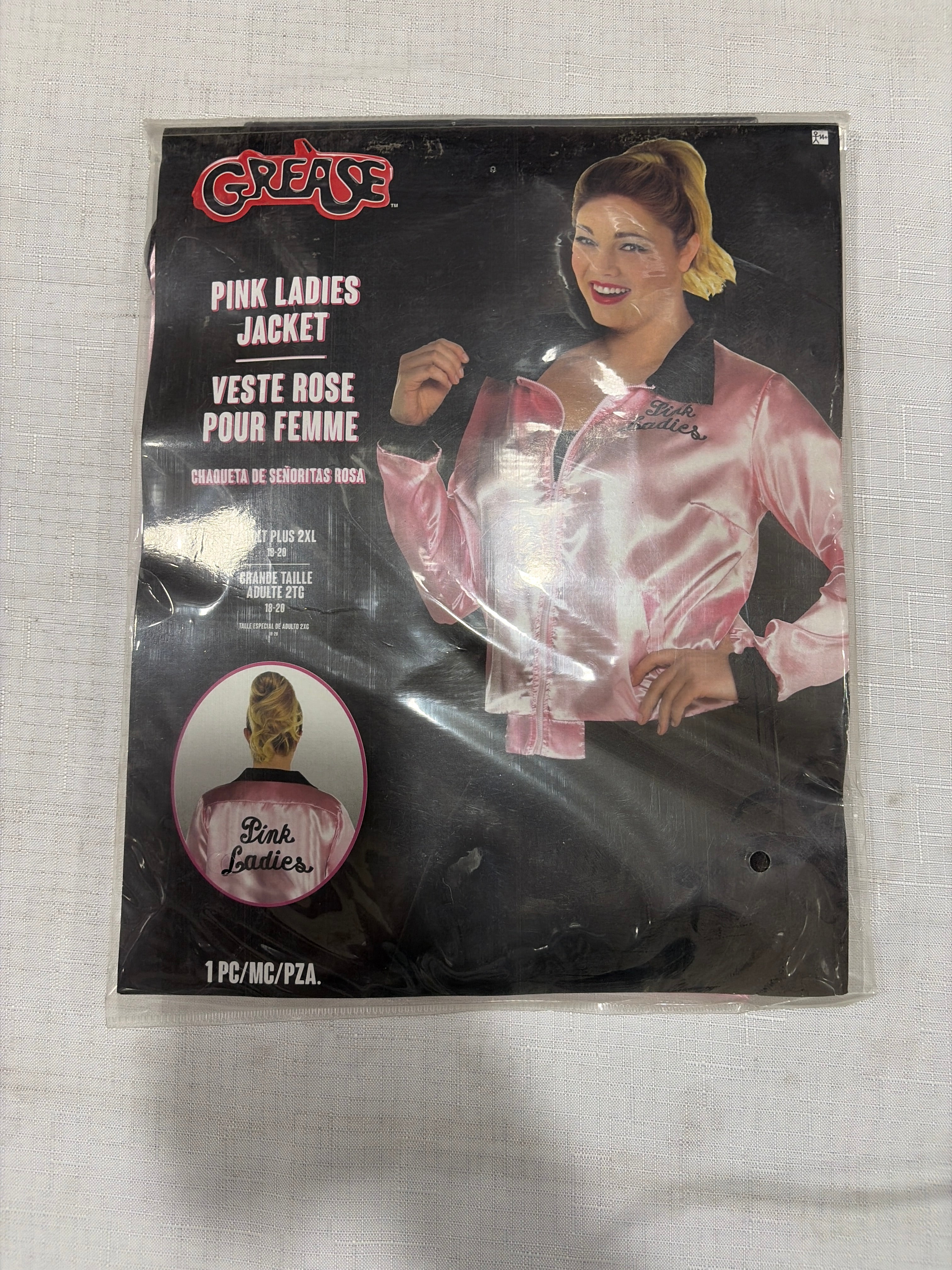 Grease Pink Ladies Jacket - Adult Costume Accessory