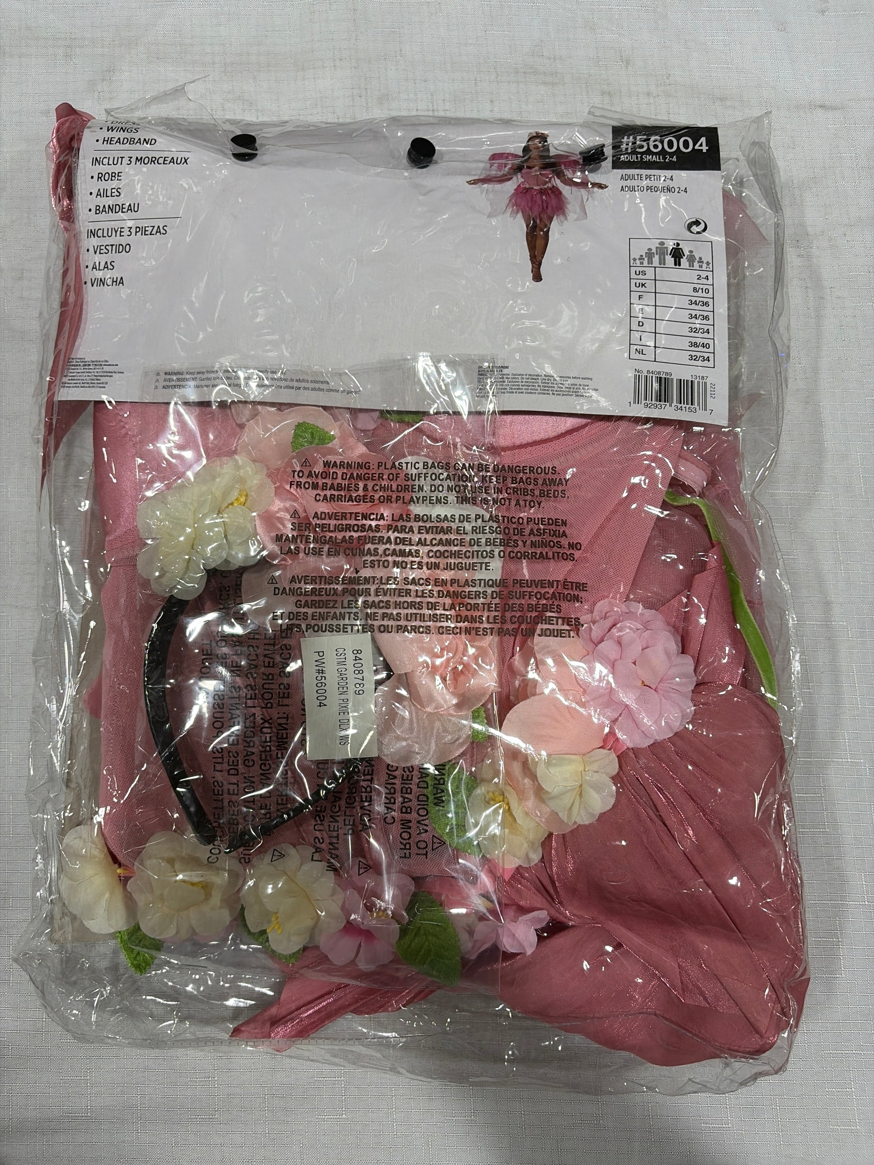 Deluxe Garden Pixie Costume for Women - Halloween Special - Adult S (2-4)