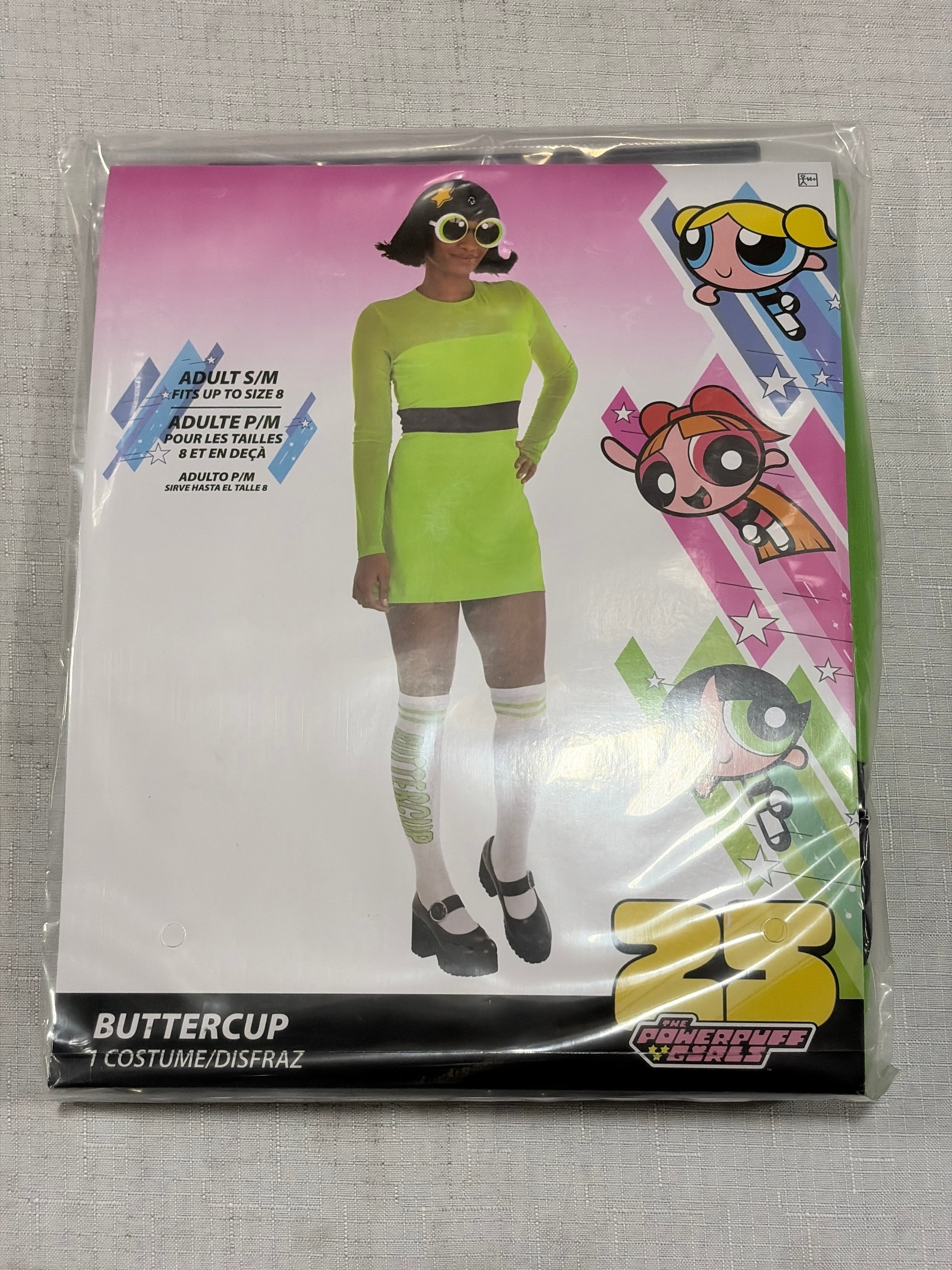 Women's Buttercup Costume - Powerpuff Girls Halloween Outfit