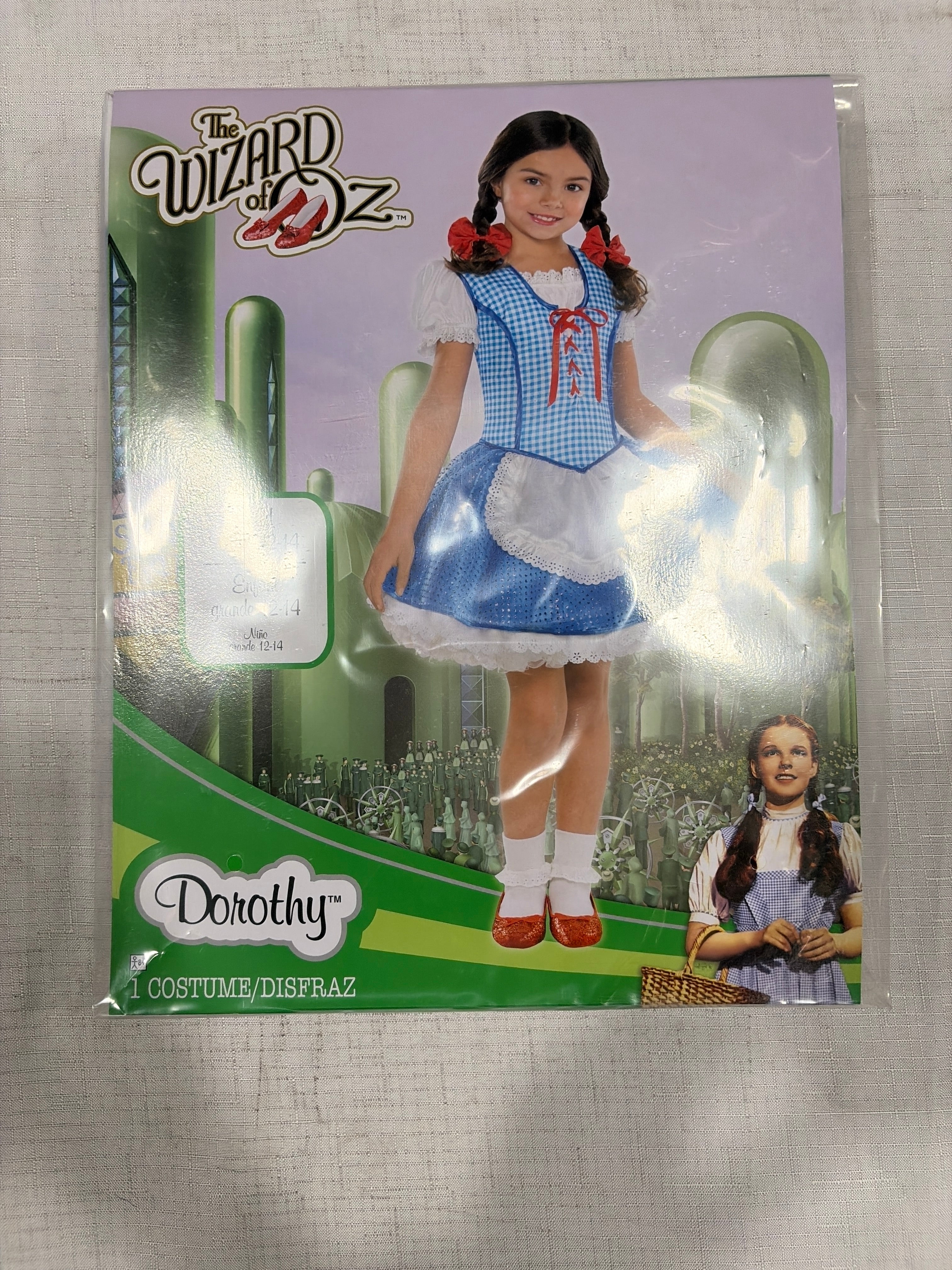 Kids' Wizard of Oz Dorothy Halloween Costume - Child L (12-14)