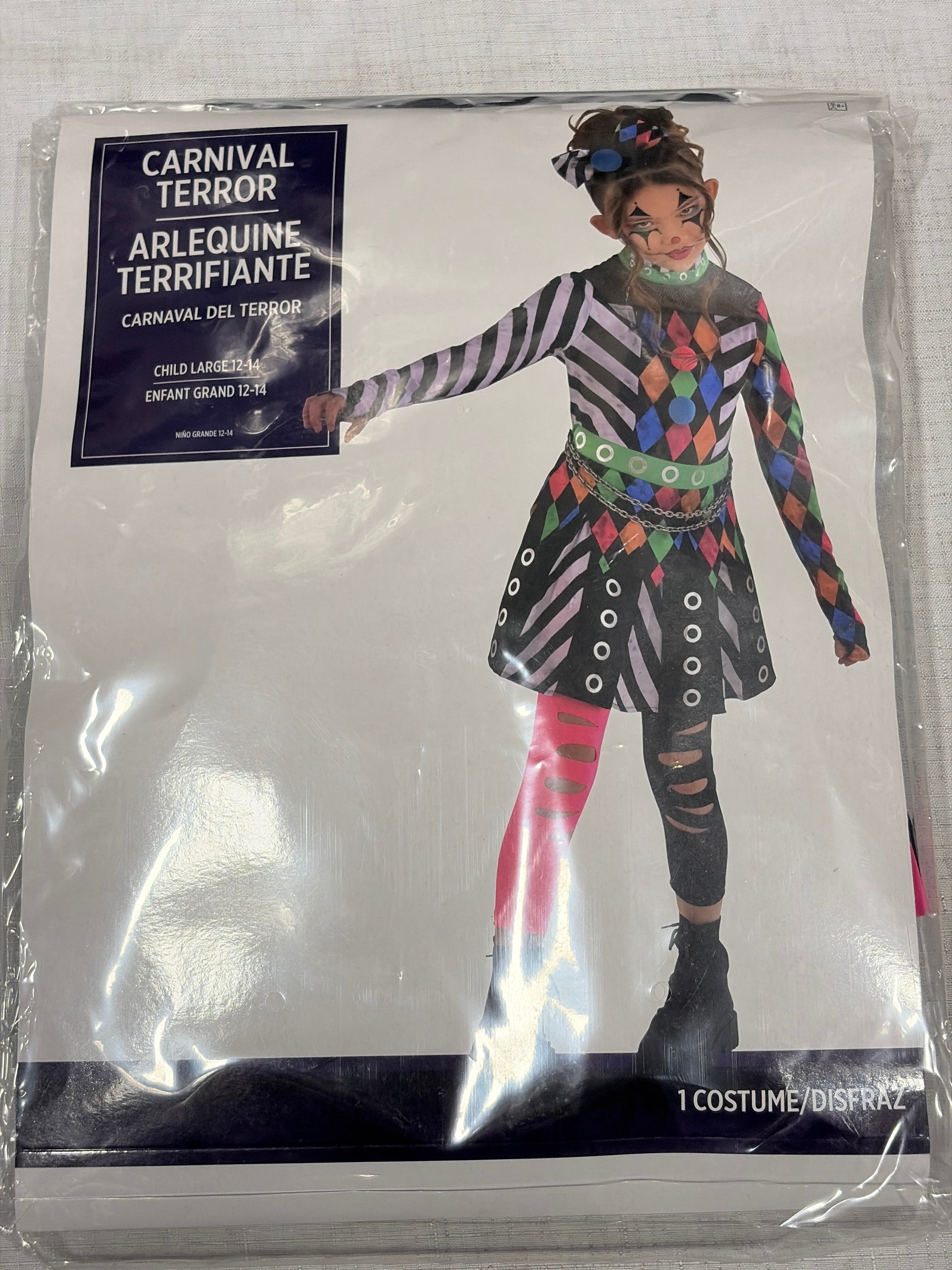 Girls' Carnival Terror Halloween Costume