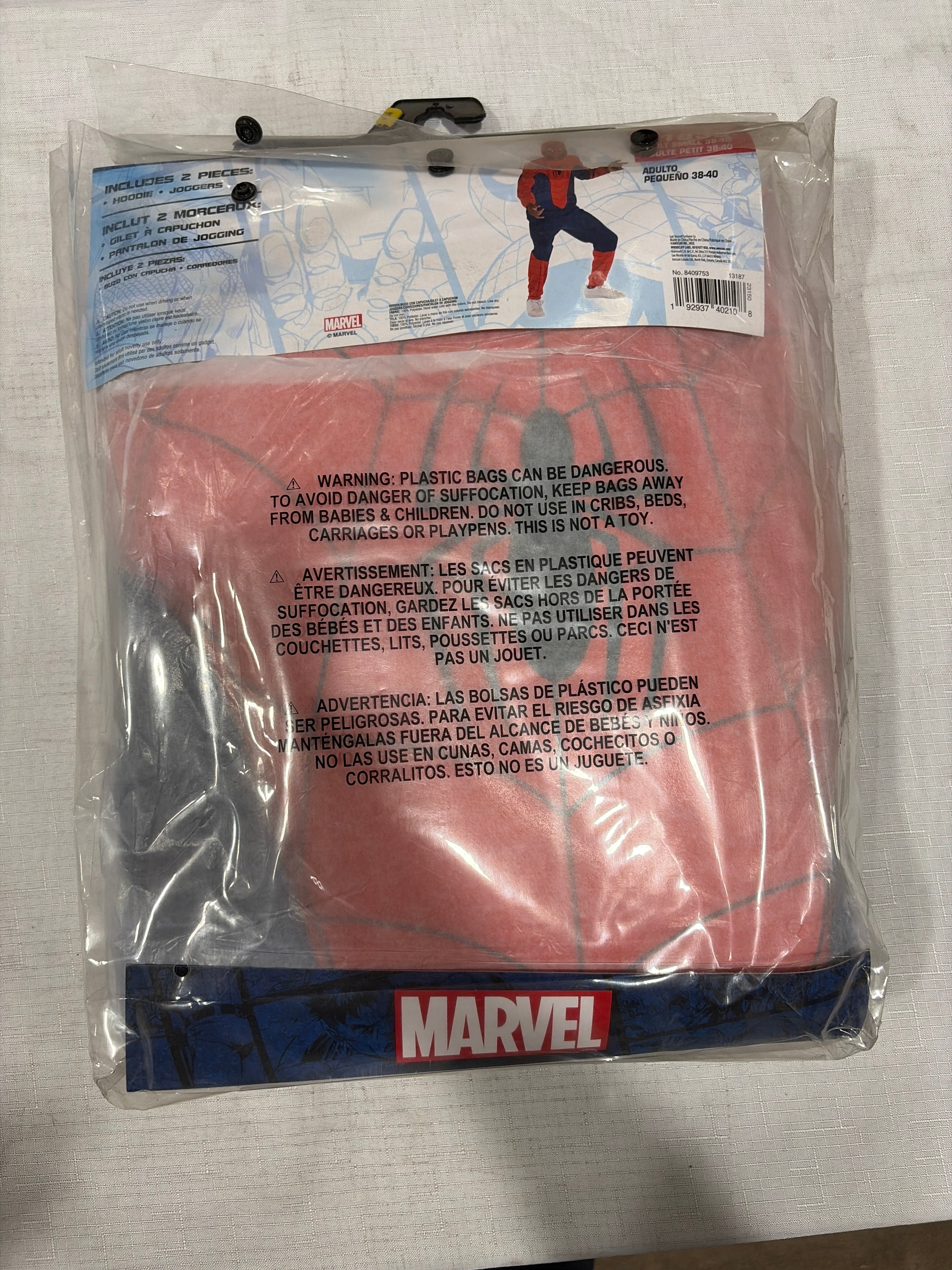 Marvel Spider-Man Classic Adult Costume
