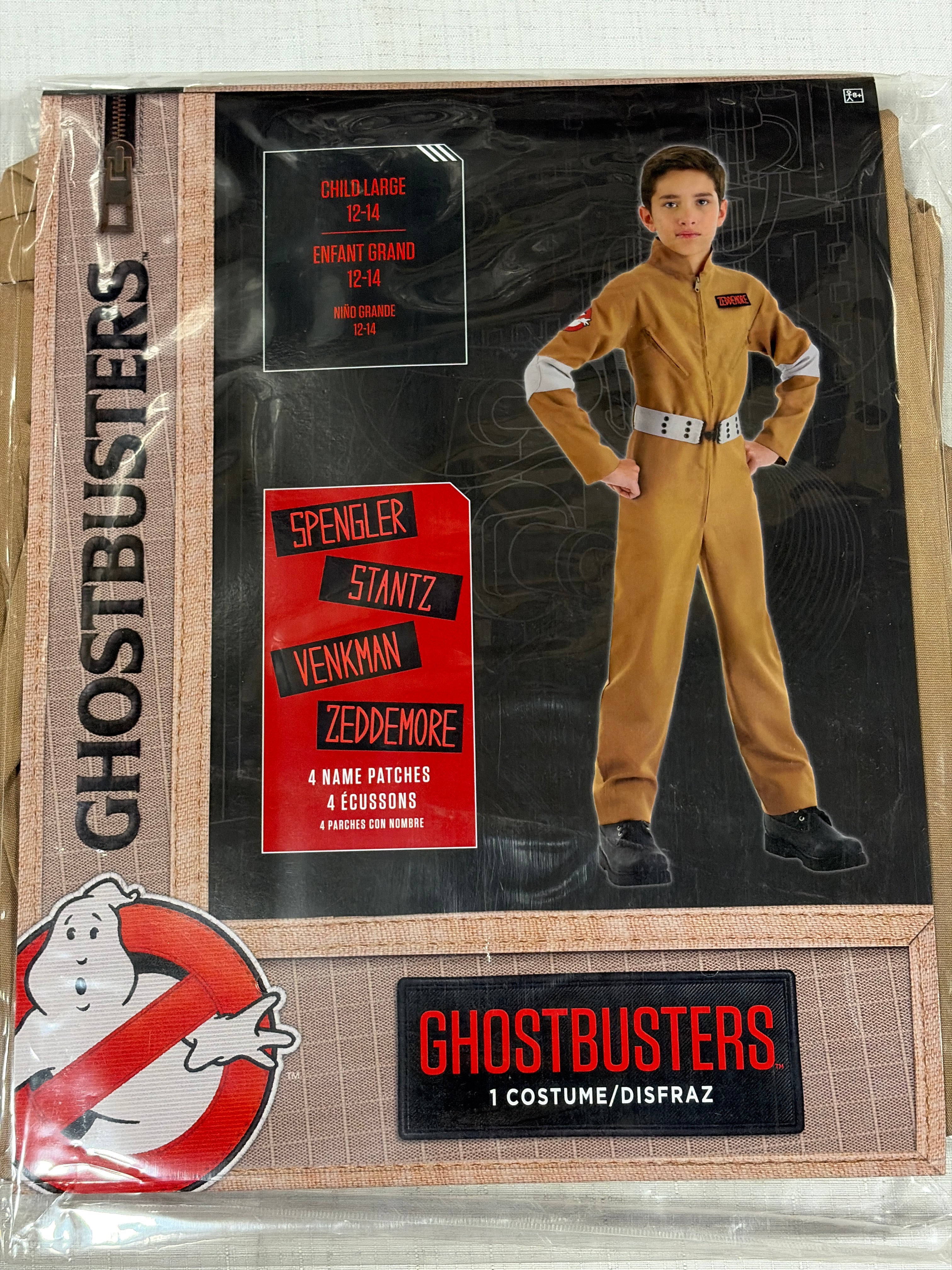 Kids' Ghostbusters Tan Jumpsuit Costume