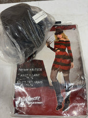 Women's Ms. Krueger Halloween Costume - Adult XL (14-16)