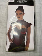 Women's Velvet Vampire Corset Top - Halloween Costume Accessory