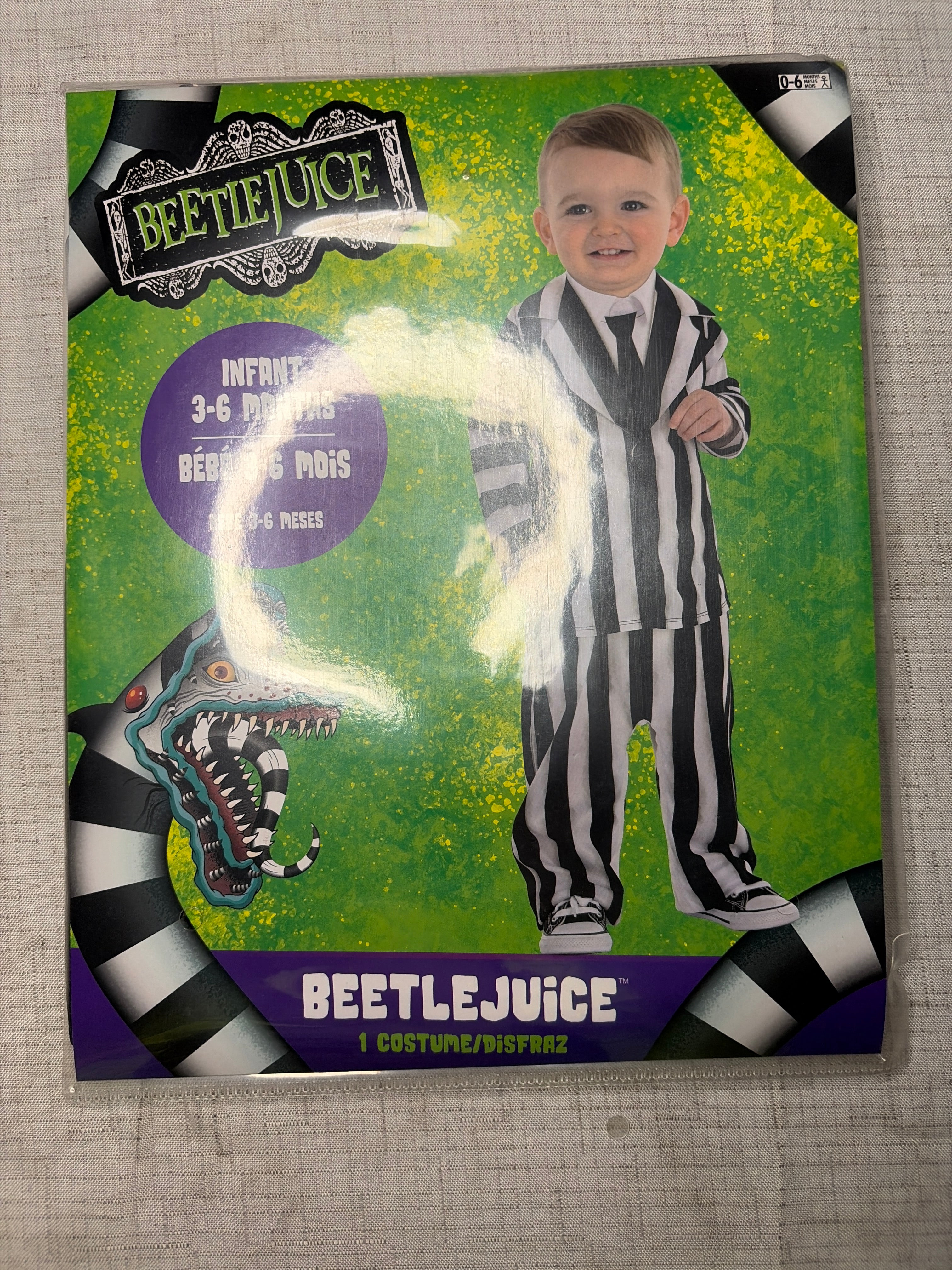 Infant Beetlejuice Halloween Costume (3-6 Months)