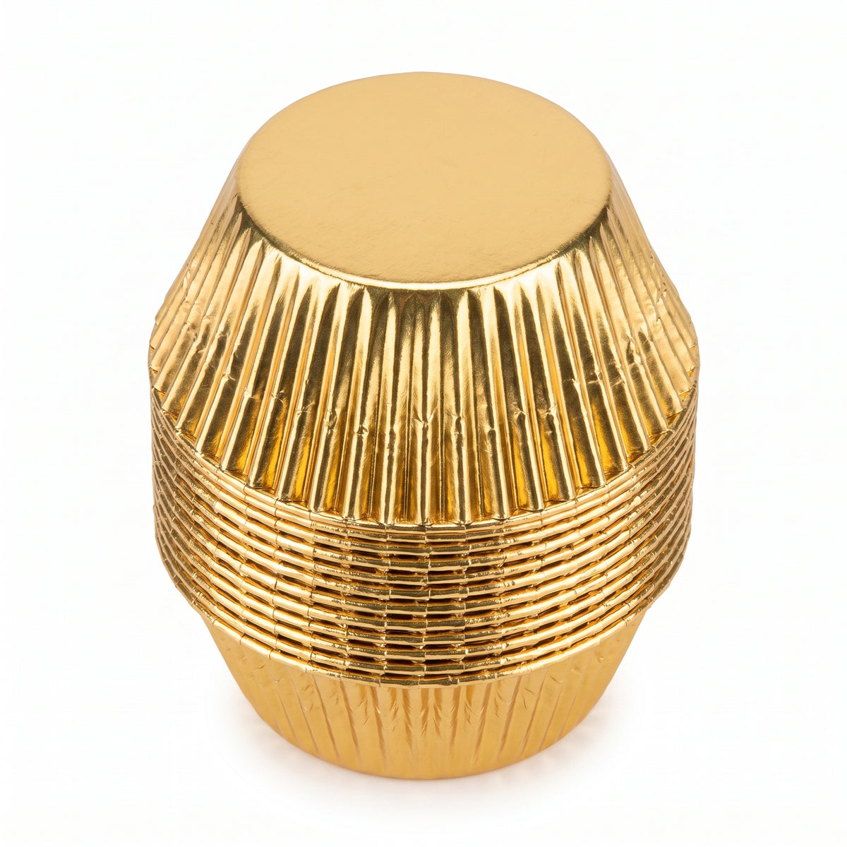 Gold Foil Cupcake Baking Cups - 24 Pack