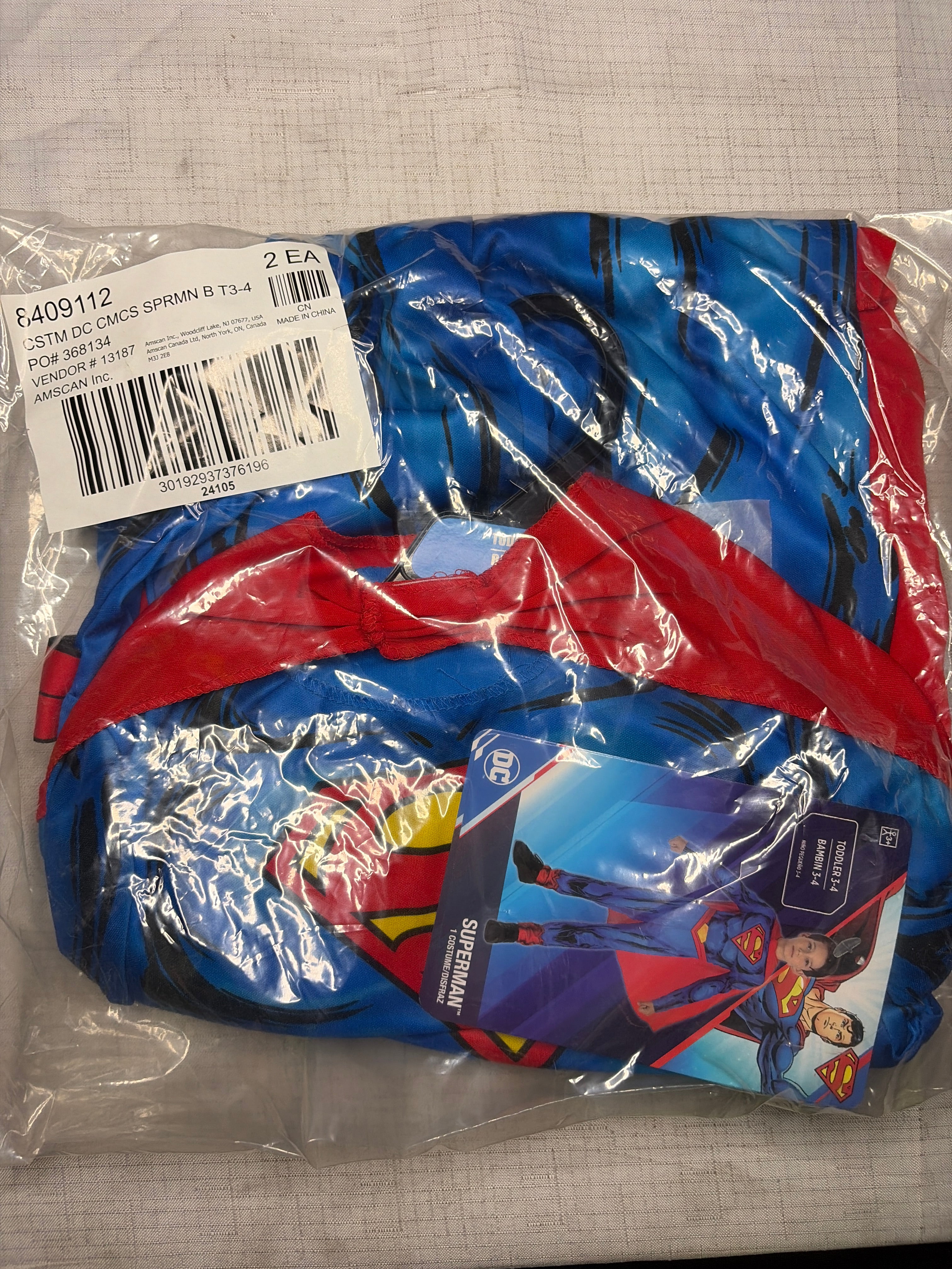 Boys' Deluxe Superman Halloween Costume