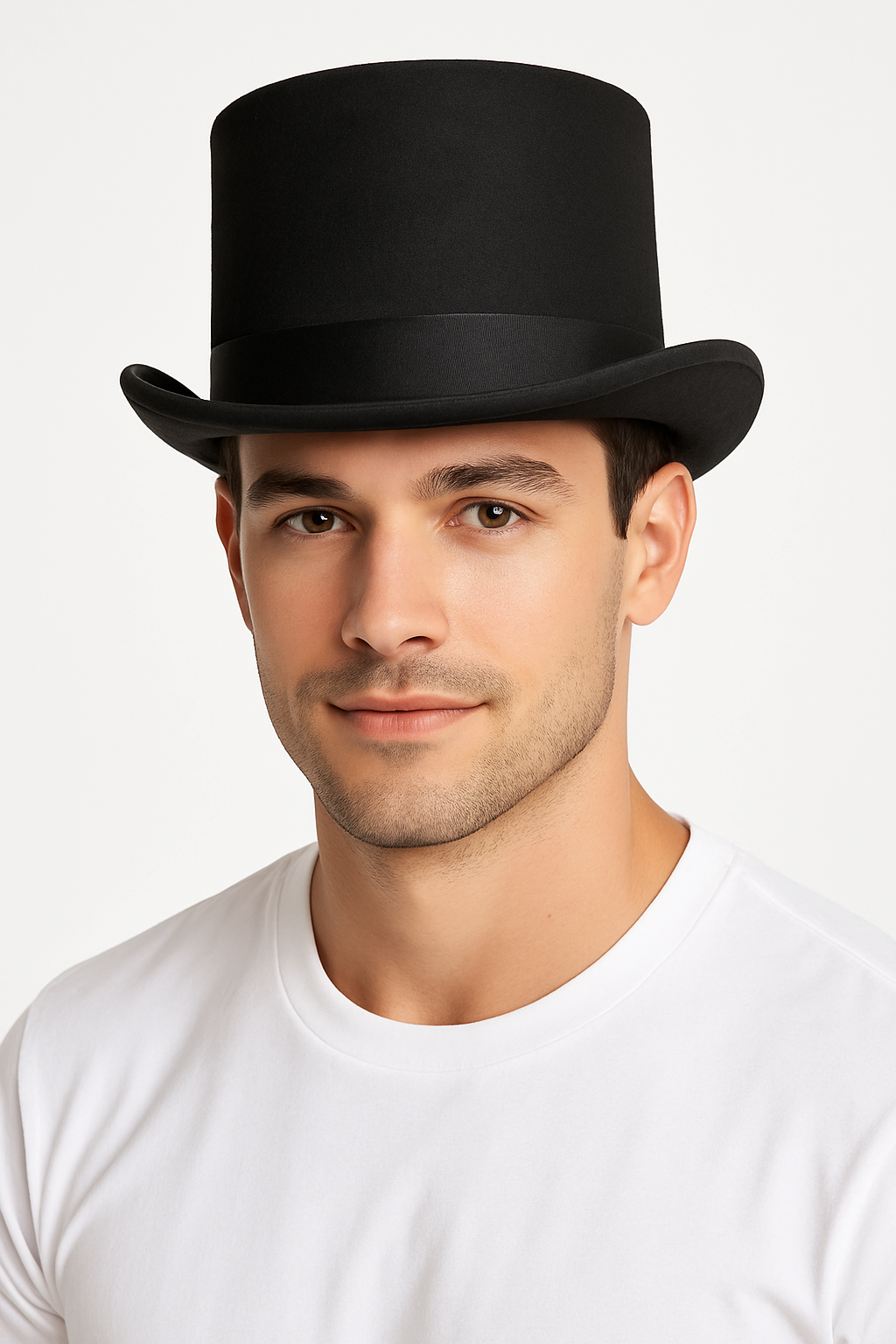 Classic Black Top Hat Costume Accessory