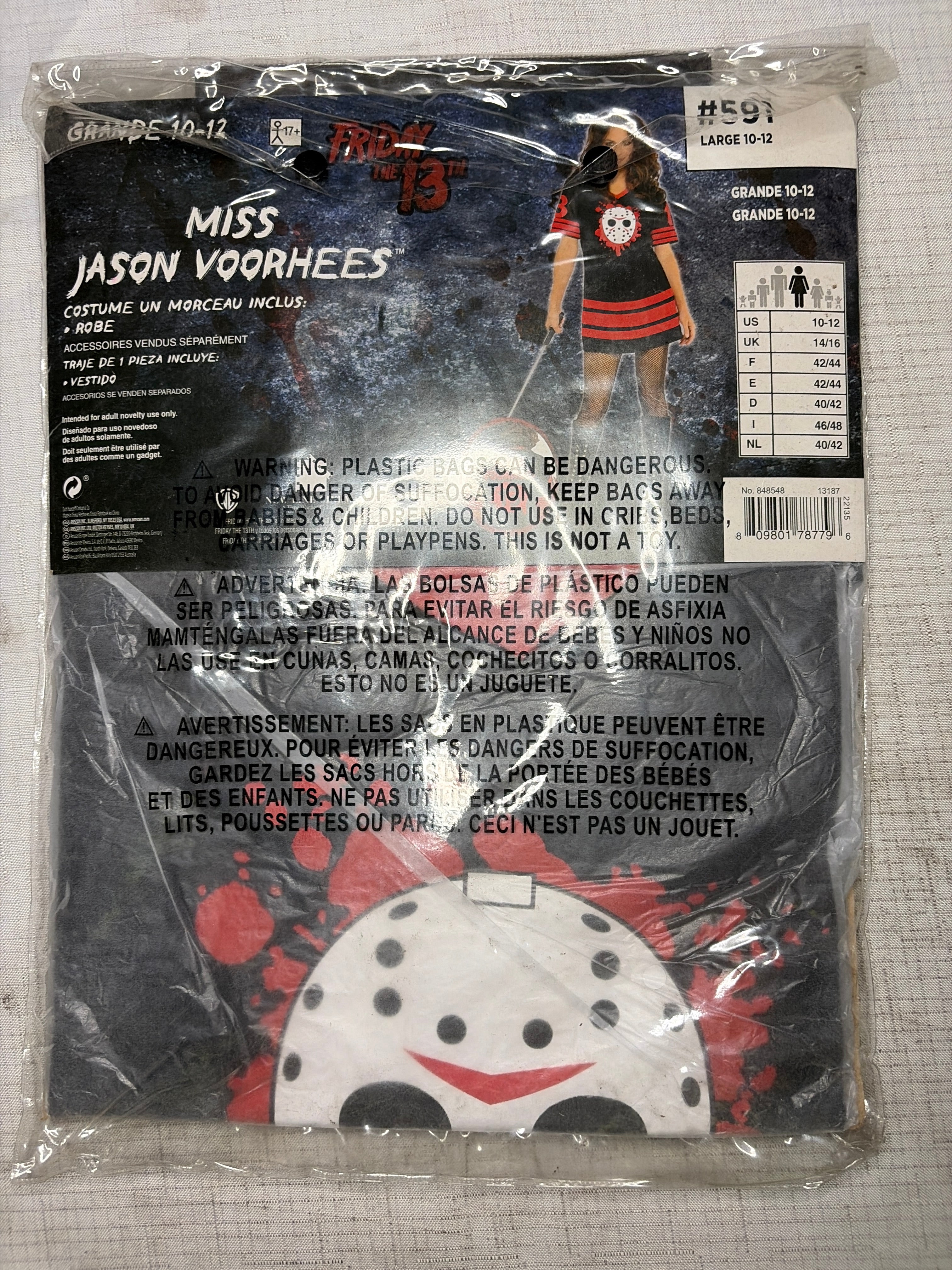 Women's Friday the 13th Miss Voorhees Halloween Costume Dress