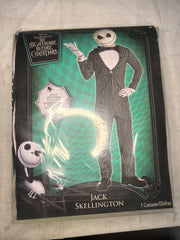 Jack Skellington Adult Men's Costume - Adult Standard (Up to Size 44)