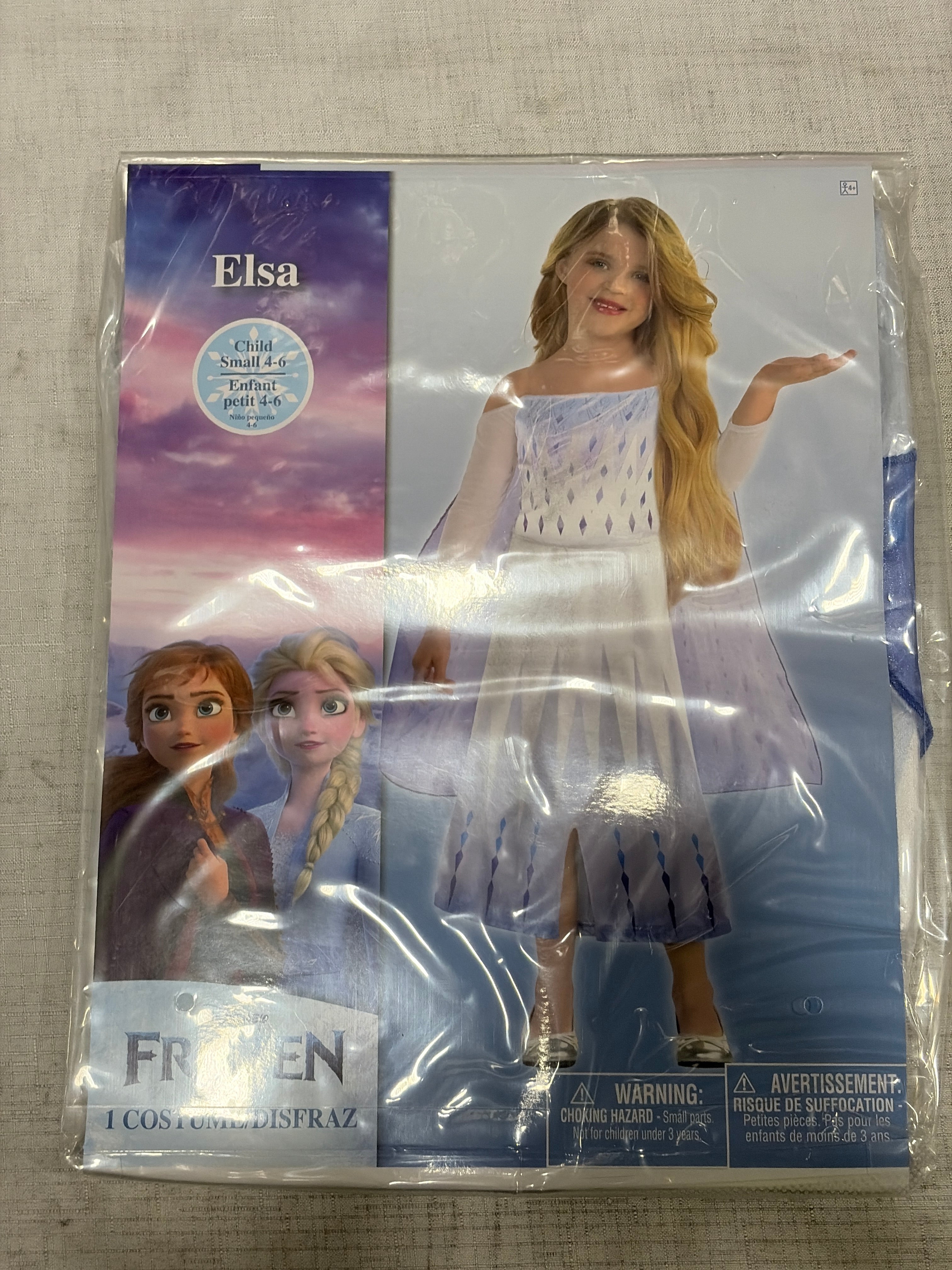 Disney Frozen 2 Elsa Halloween Costume for Girls - Child S (4-6)