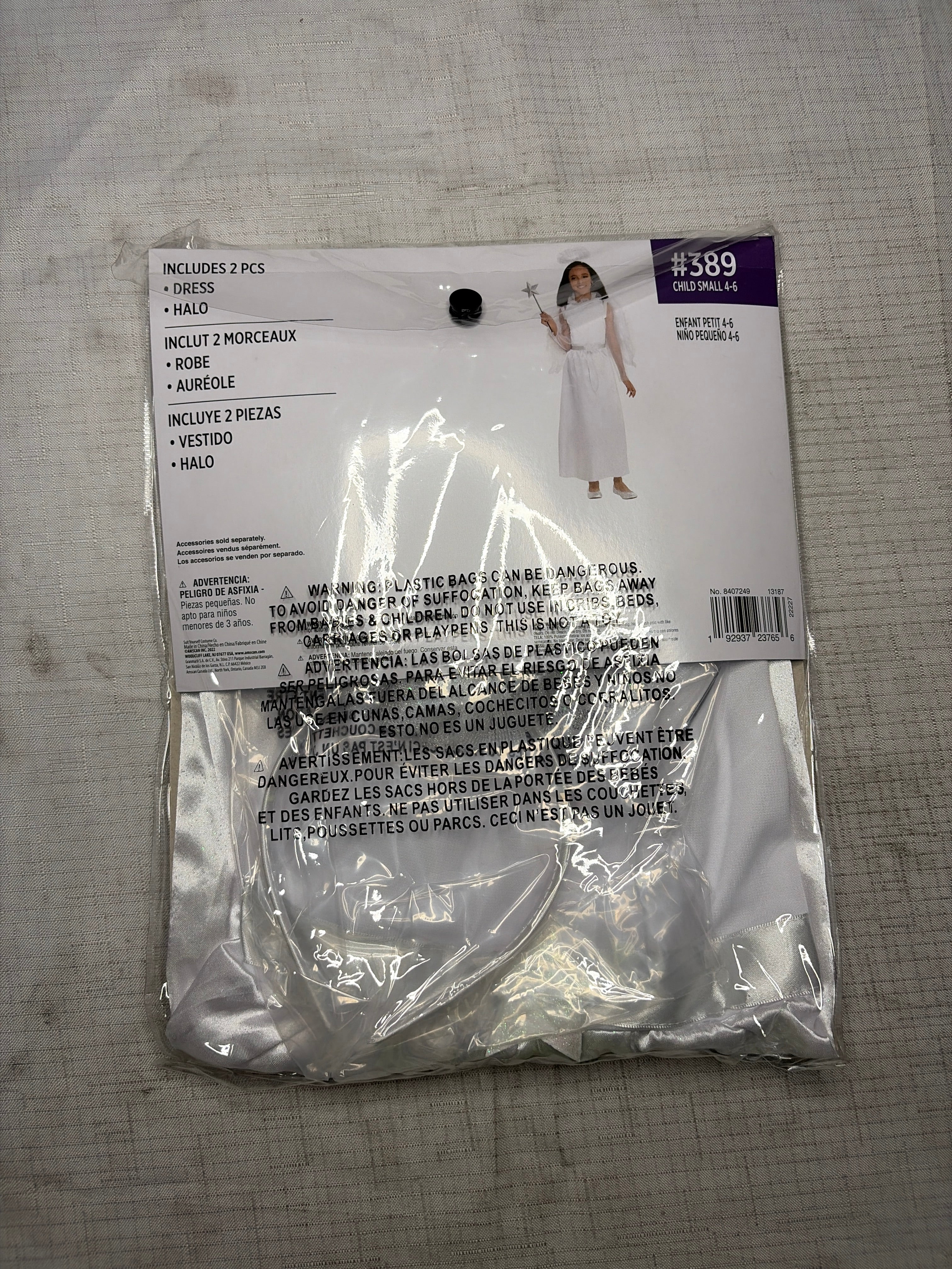 Starlight Angel Costume for Girls with Halo & Wings