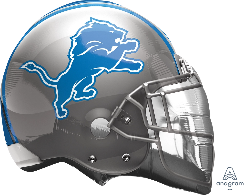 Detroit Lions Helmet Foil Super Shape Balloon - 21"