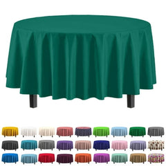 Premium Round Dark Green Table Cover