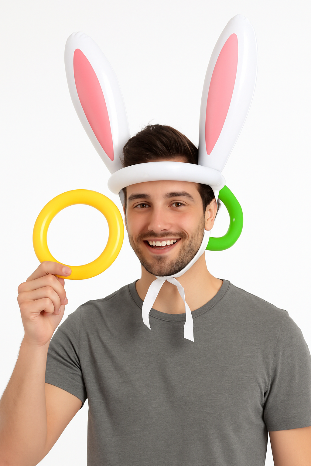 Inflatable Bunny Ears Ring Toss Game