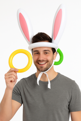 Inflatable Bunny Ears Ring Toss Game