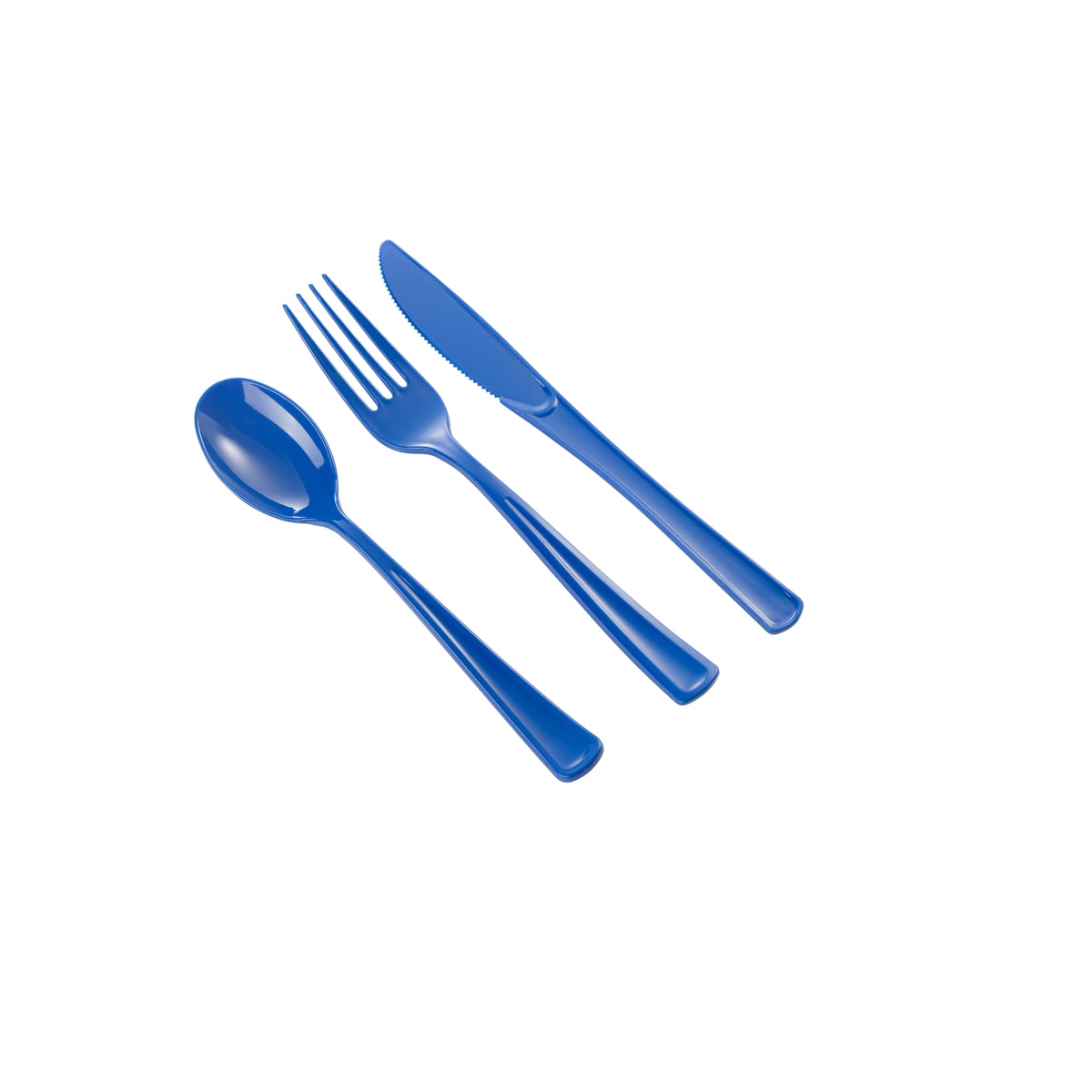 Dark Blue Cutlery Combo Pack - 24 Ct.