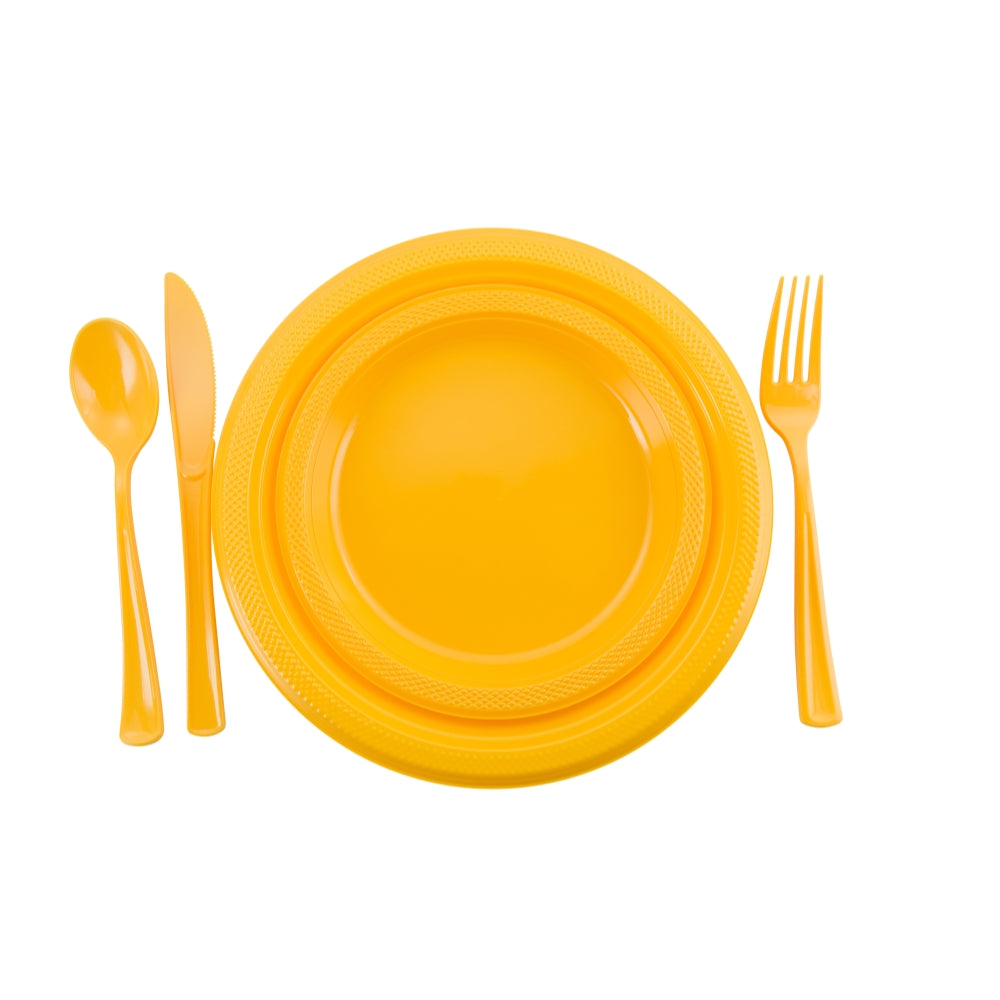 Yellow Cutlery Combo Pack - 24 Ct.