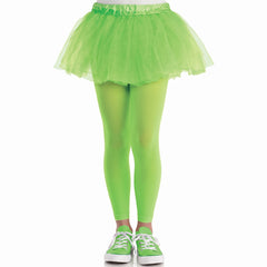 Kids' Kiwi Neon Footless Tights
