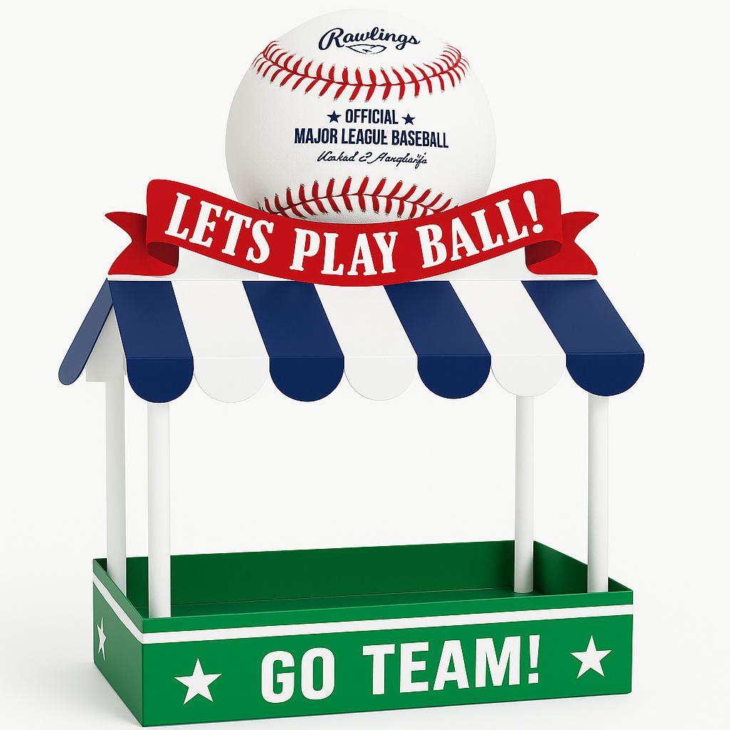Let's Play Ball Baseball Treat Stand Kit