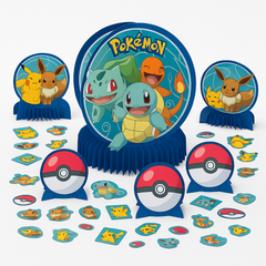 Pokemon Classic Table Centerpiece Kit for Kids Birthday Parties