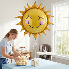 Smiling Sun Foil Balloon - 26 Inch