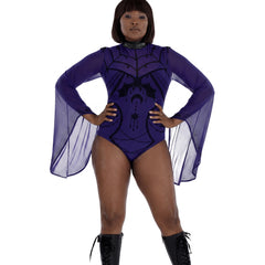 Plus Size Bad Witch Halloween Bodysuit