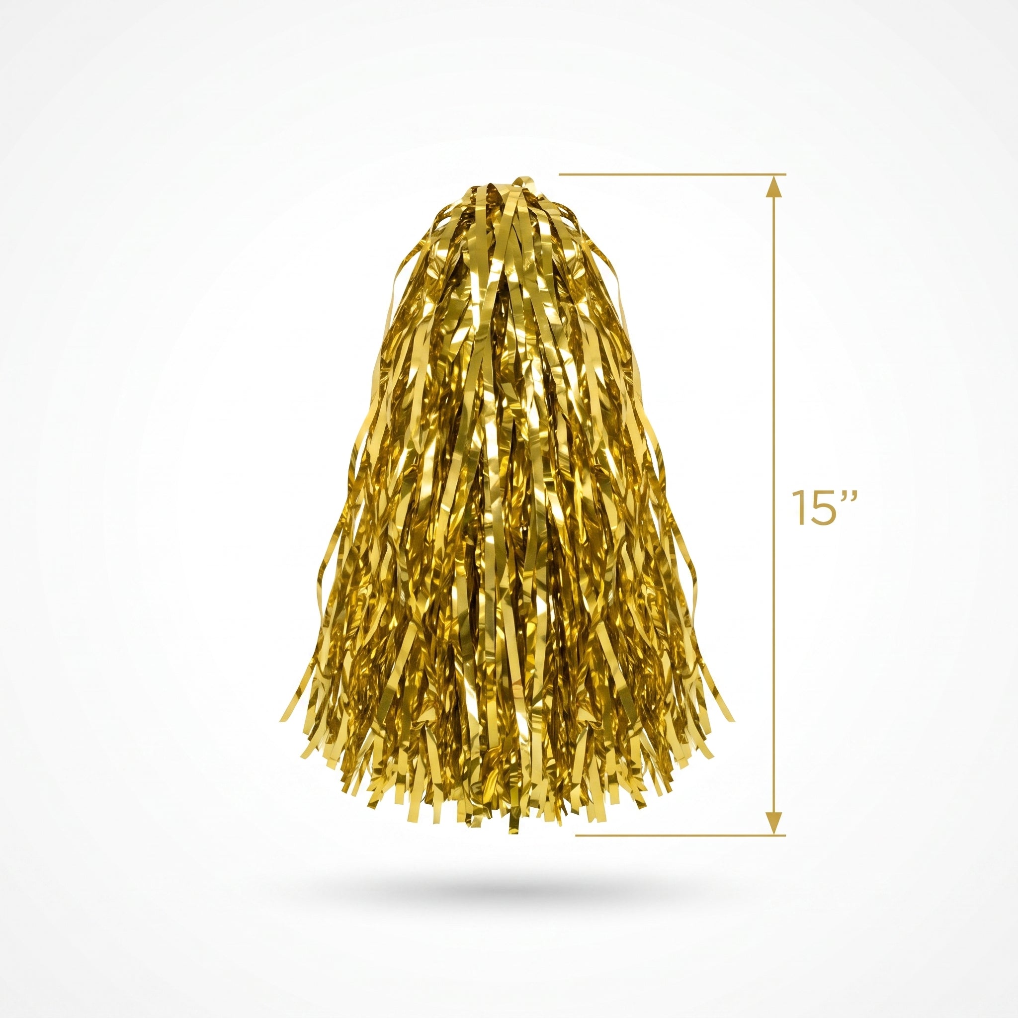 Gold Cheer Pom-Poms 2-Pack