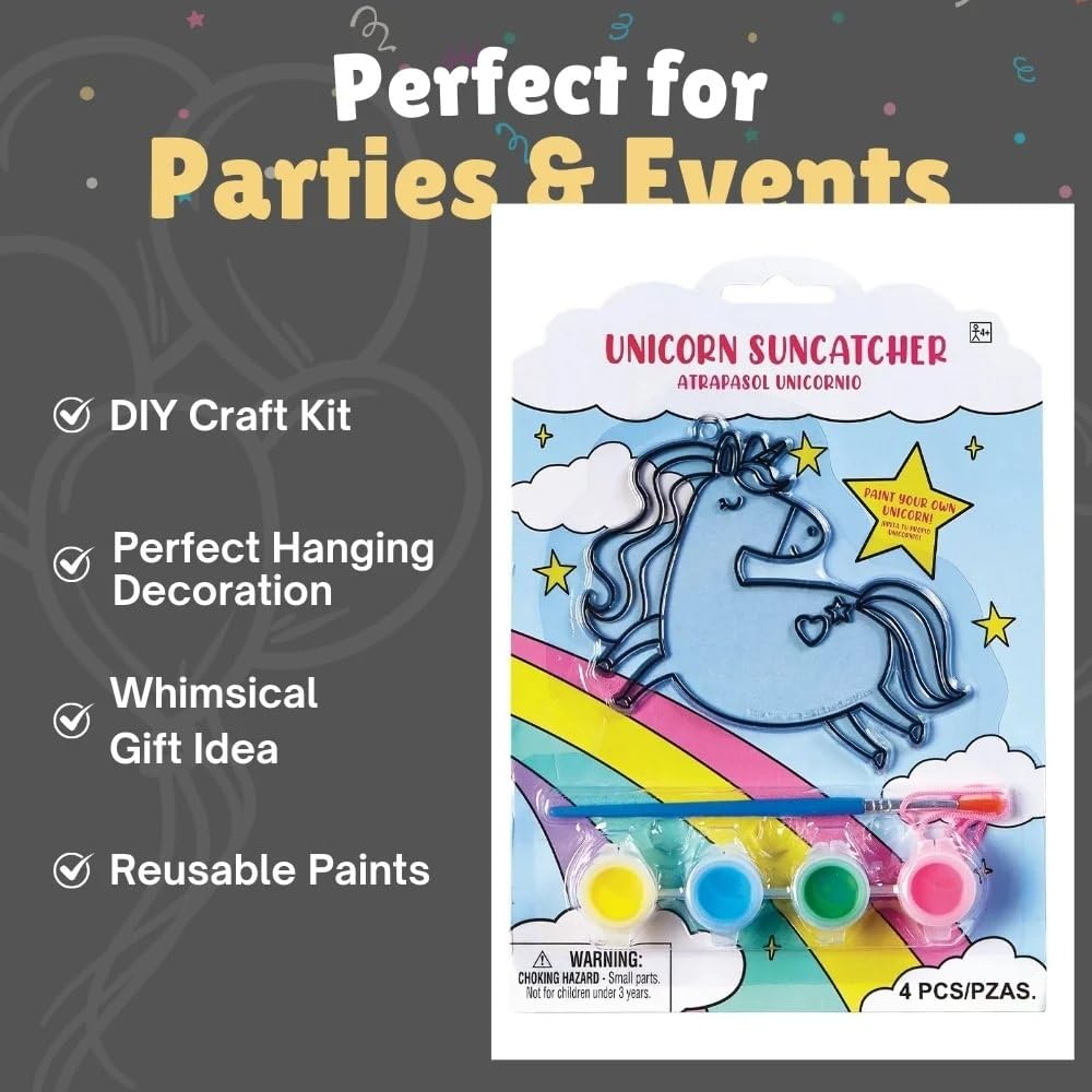 Unicorn Suncatcher Craft Kit for Kids