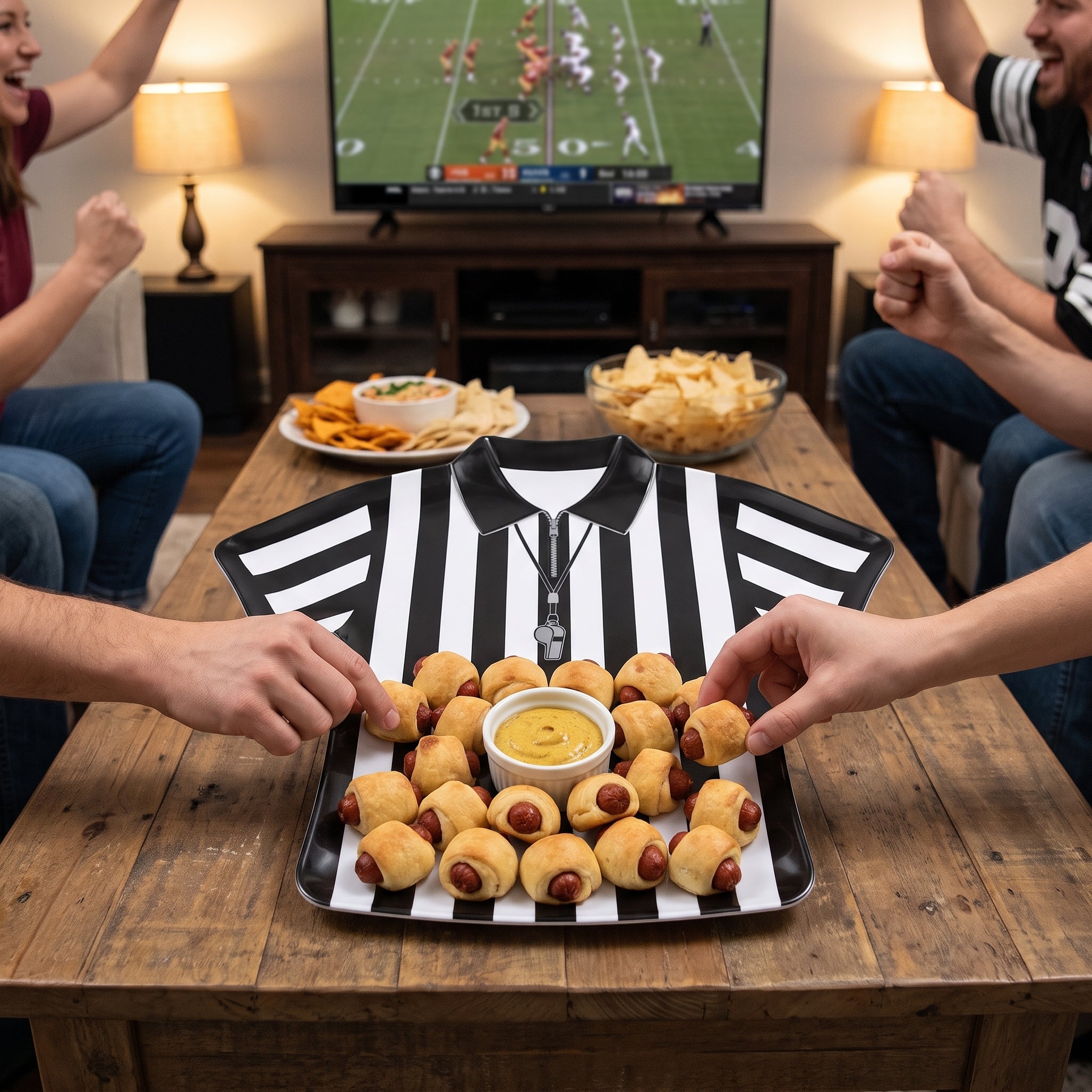 Referee Shirt Melamine Platter