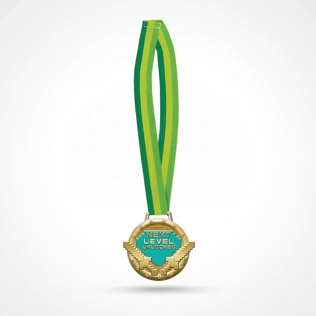 Pixel Party Deluxe "Next Level Unlocked" Medal