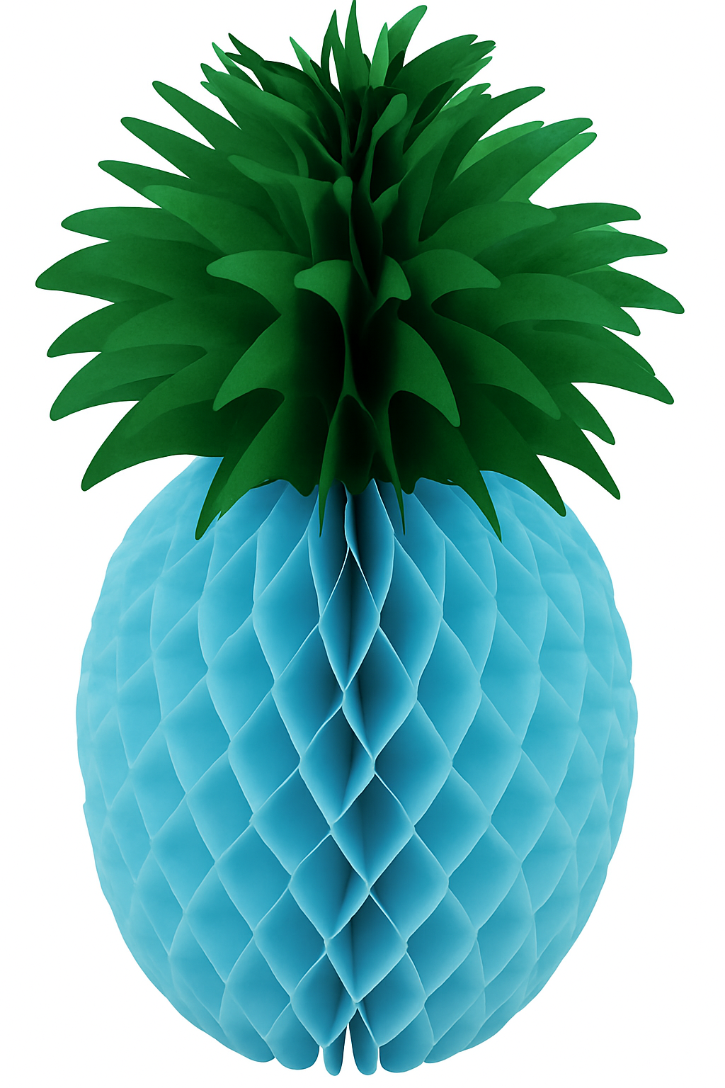 Pineapple Honeycomb Centerpiece Decorations, Multi-Colored, 12-Inch, 4-Pack