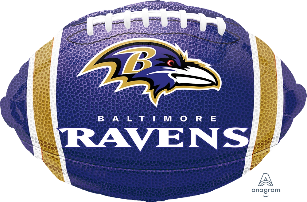 18" Baltimore Ravens NFL Foil Super Shape Balloon