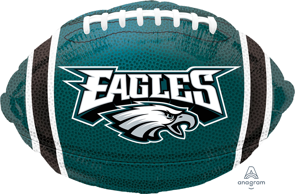18-Inch Philadelphia Eagles Football Mylar Balloon