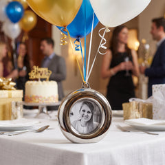 Silver Balloon Photo Frame Weight Accessory