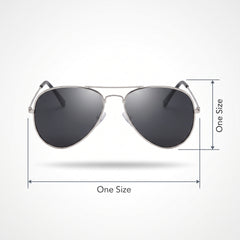 Sleek Mirror Costume Glasses