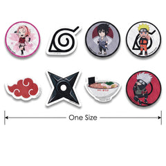 Naruto Anime Party Patches - 8 Count