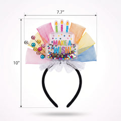 Deluxe Make-A-Wish Sprinkles Birthday Headband