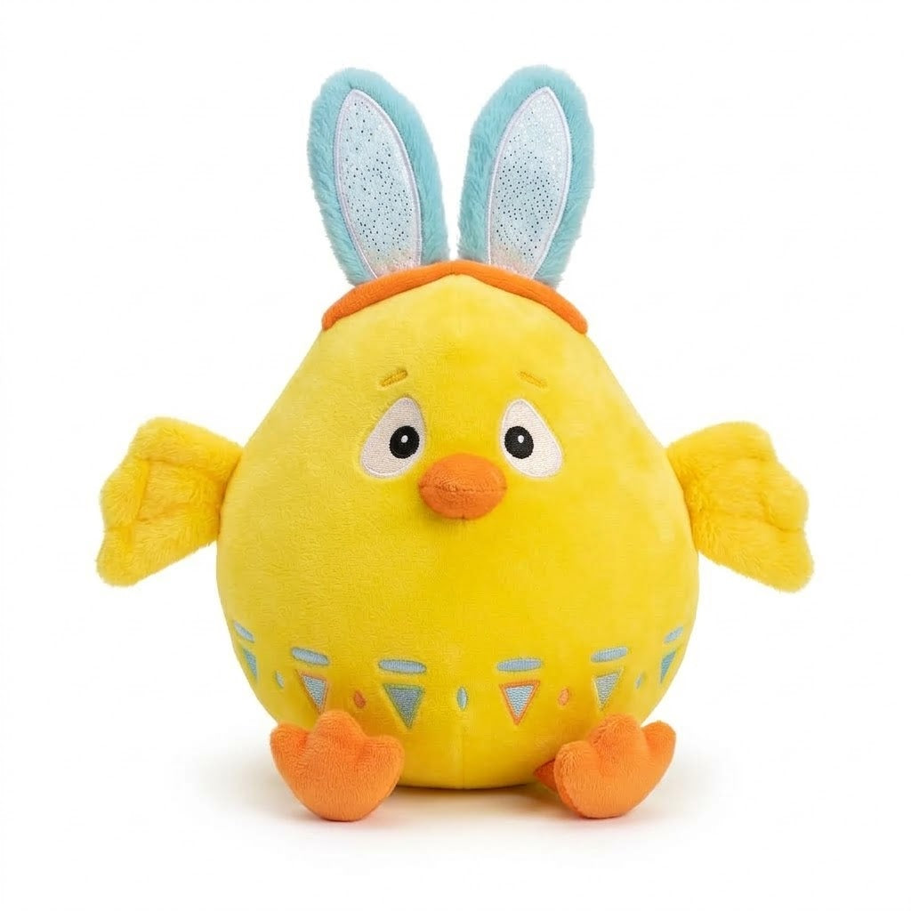 Easter Plush Chick with Bunny Ears - 8-Inch