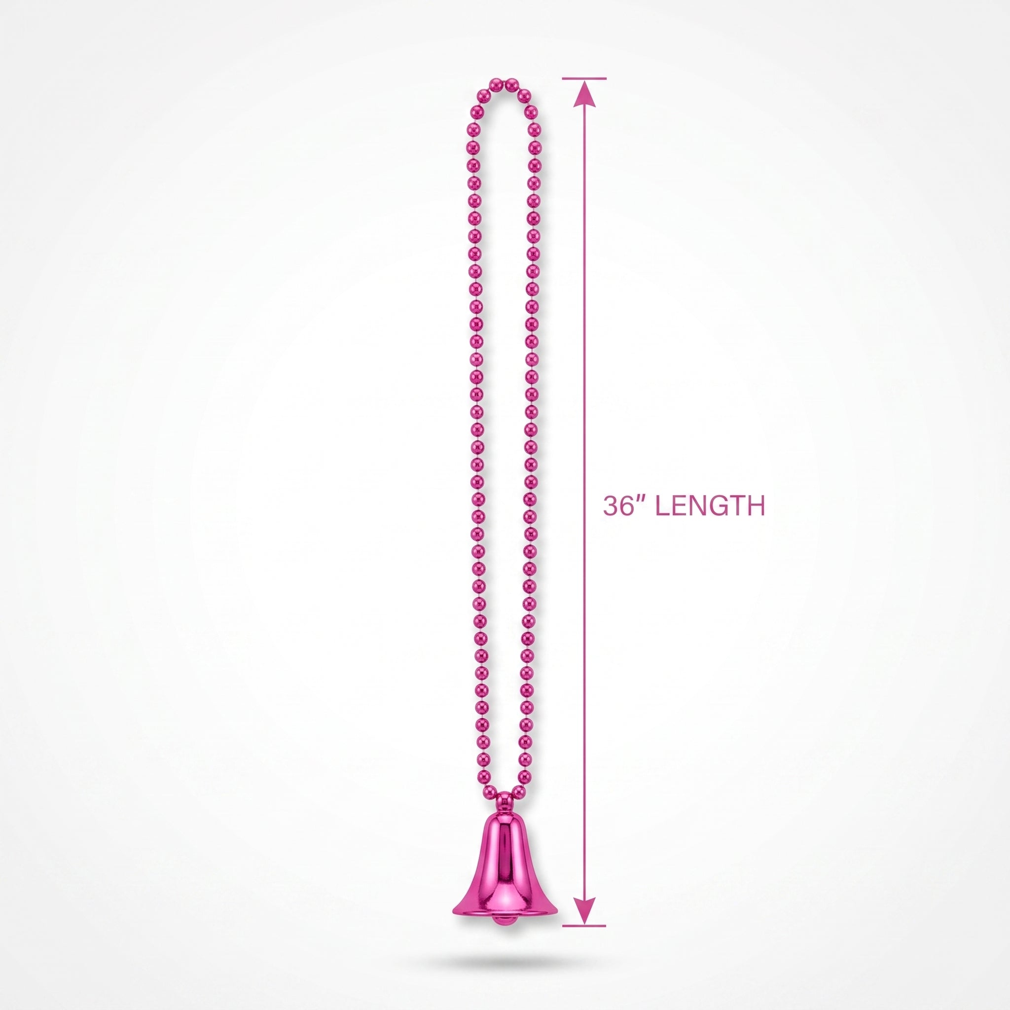 Bright Pink Clacker Necklace - Team Spirit Noisemaker