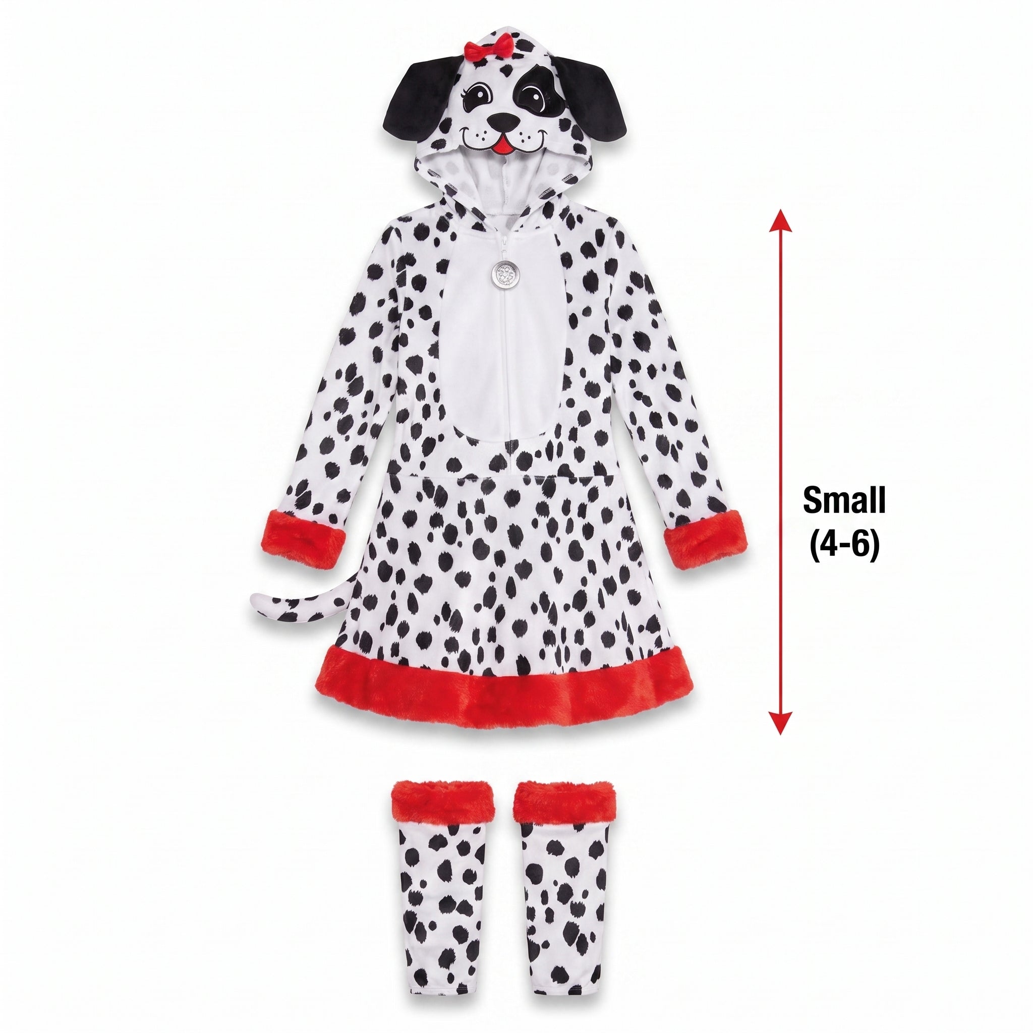 Spotted Dalmatian Girl's Halloween Costume - Child S (4-6)