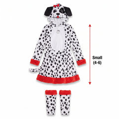 Spotted Dalmatian Girl's Halloween Costume - Child S (4-6)