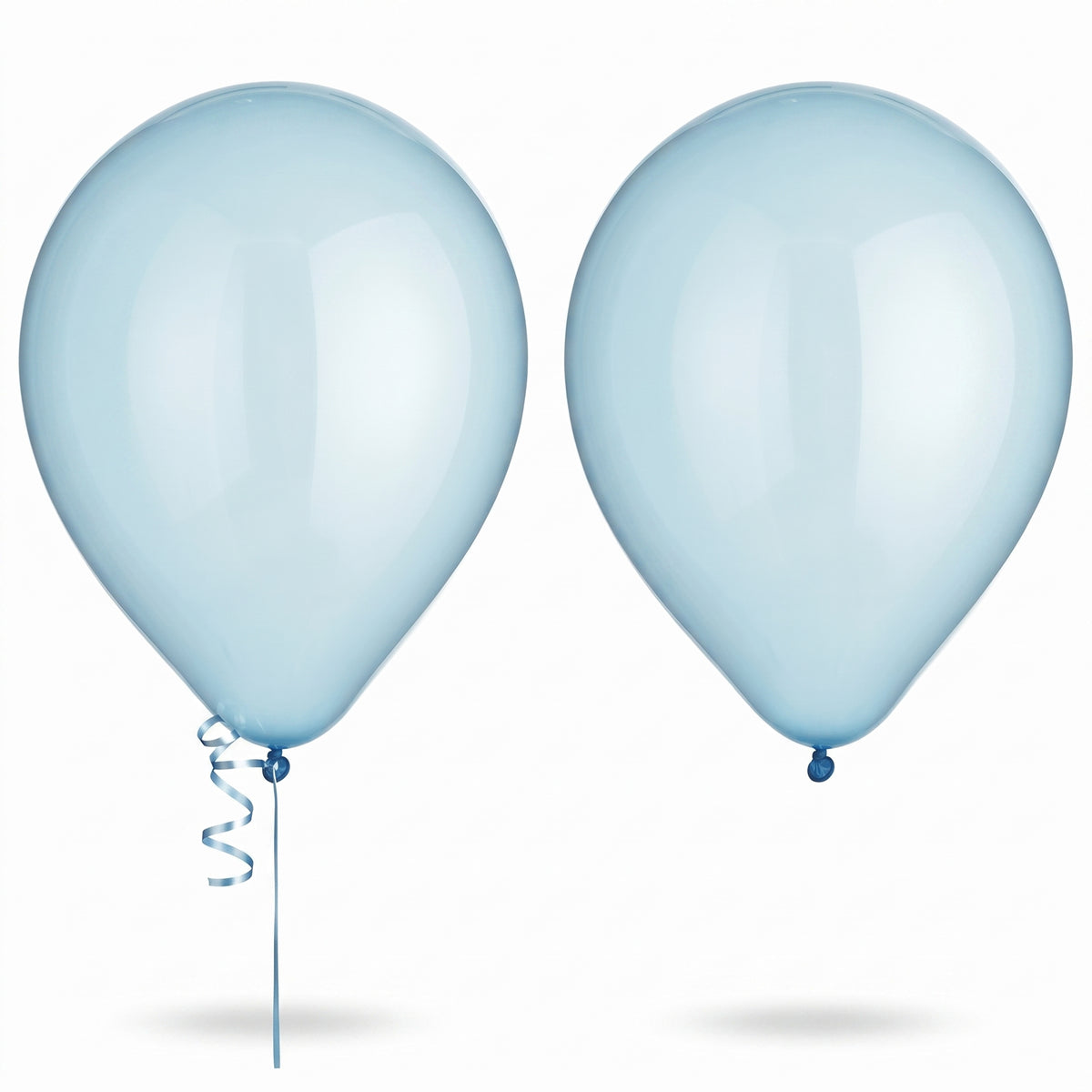 100-Pack Clear Blue 11" Latex Balloons